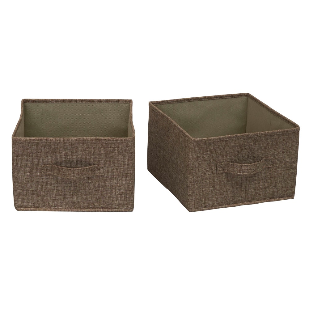 Household Essentials 11.5" Open Storage Box, 2ct.