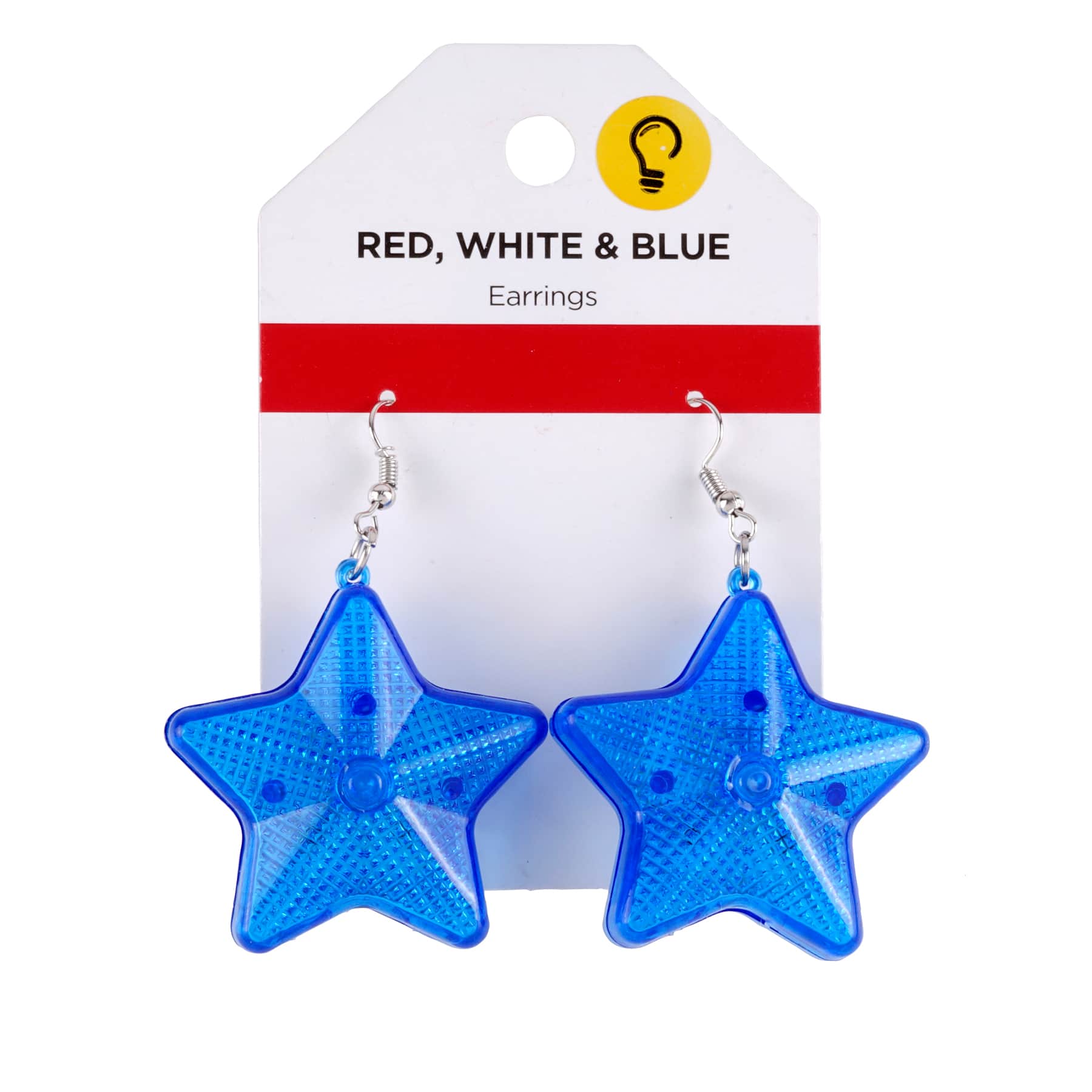 led star earrings