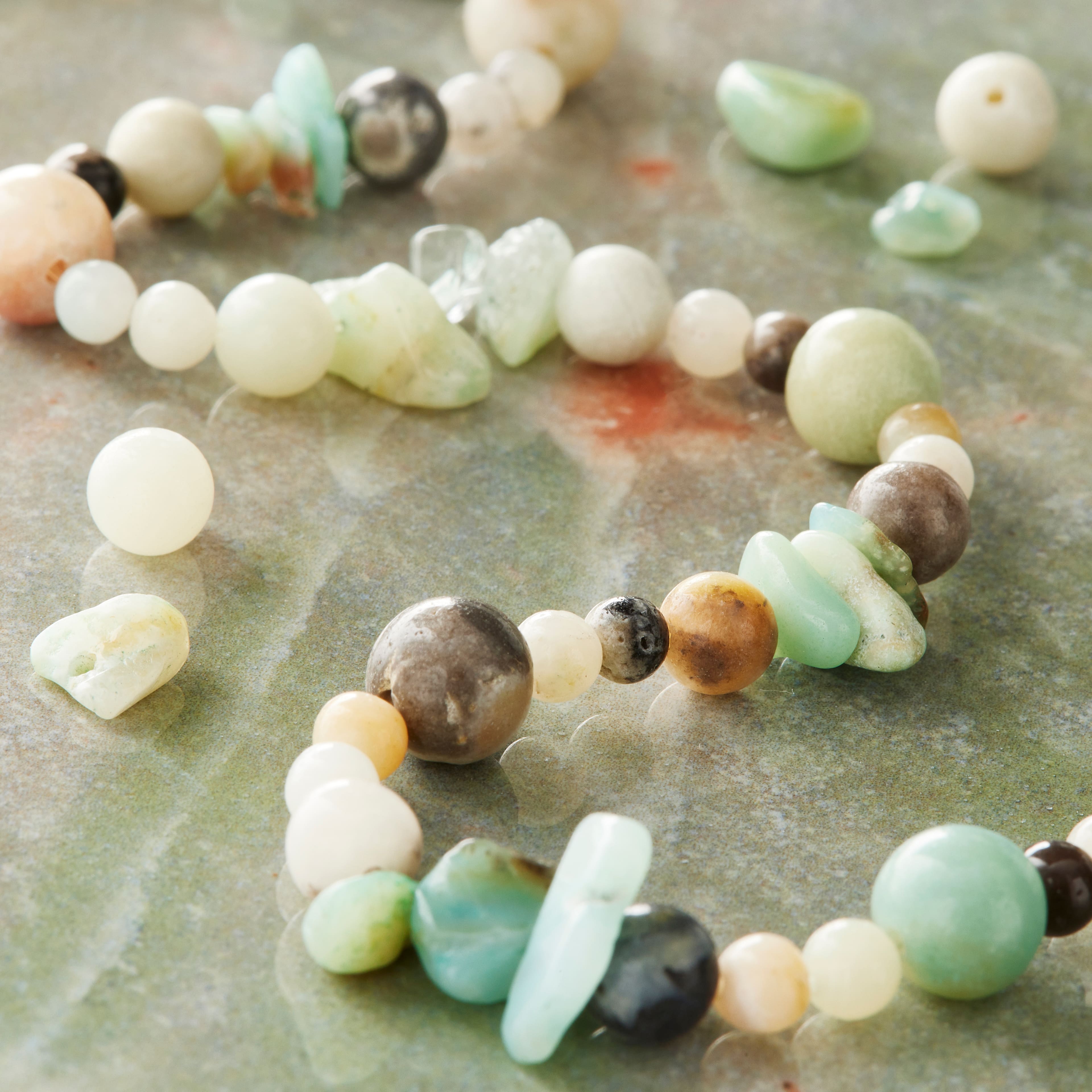 Multicolor Amazonite Beads Value Pack by Bead Landing&#x2122;