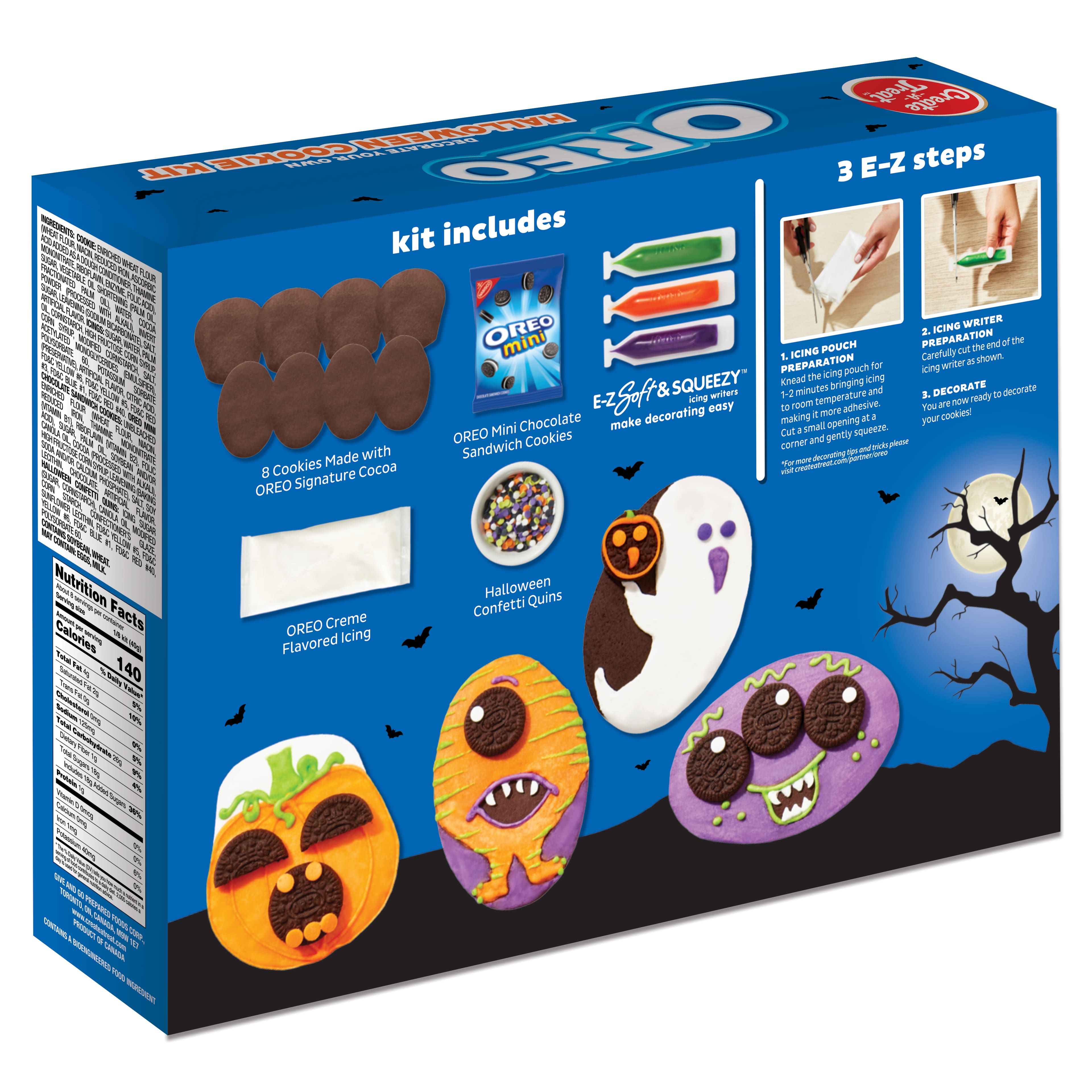 Create-A-Treat&#x2122; Oreo Halloween Chocolate Cookie Decorating Kit