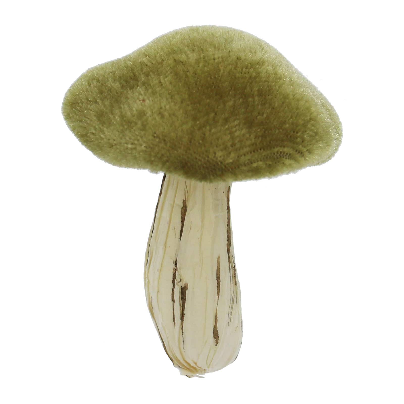 Green, Cream &#x26; Pink Velvet Decorative Mushrooms, 5ct. by Ashland&#xAE;