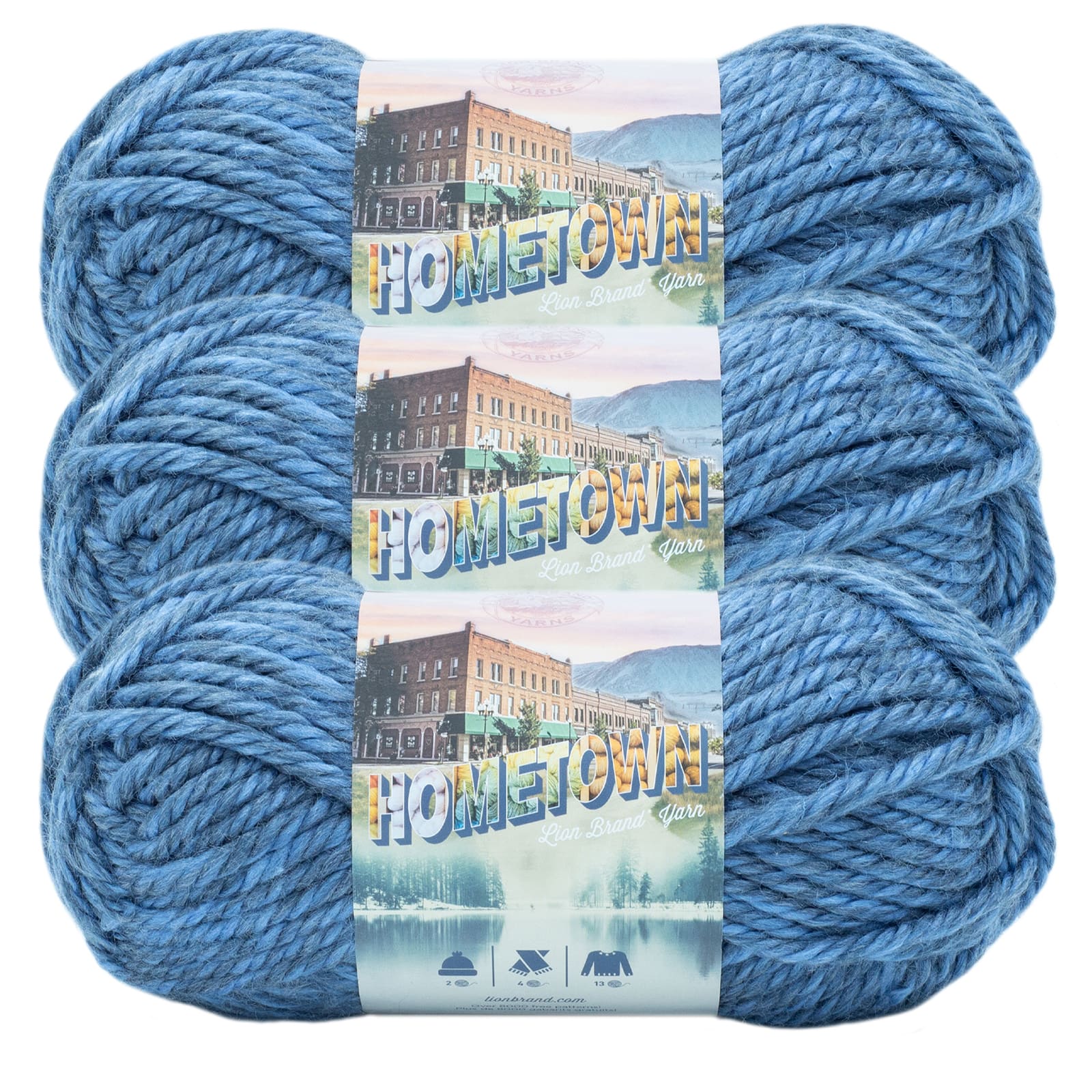 3 Pack Lion Brand® Hometown Variegates Yarn Michaels