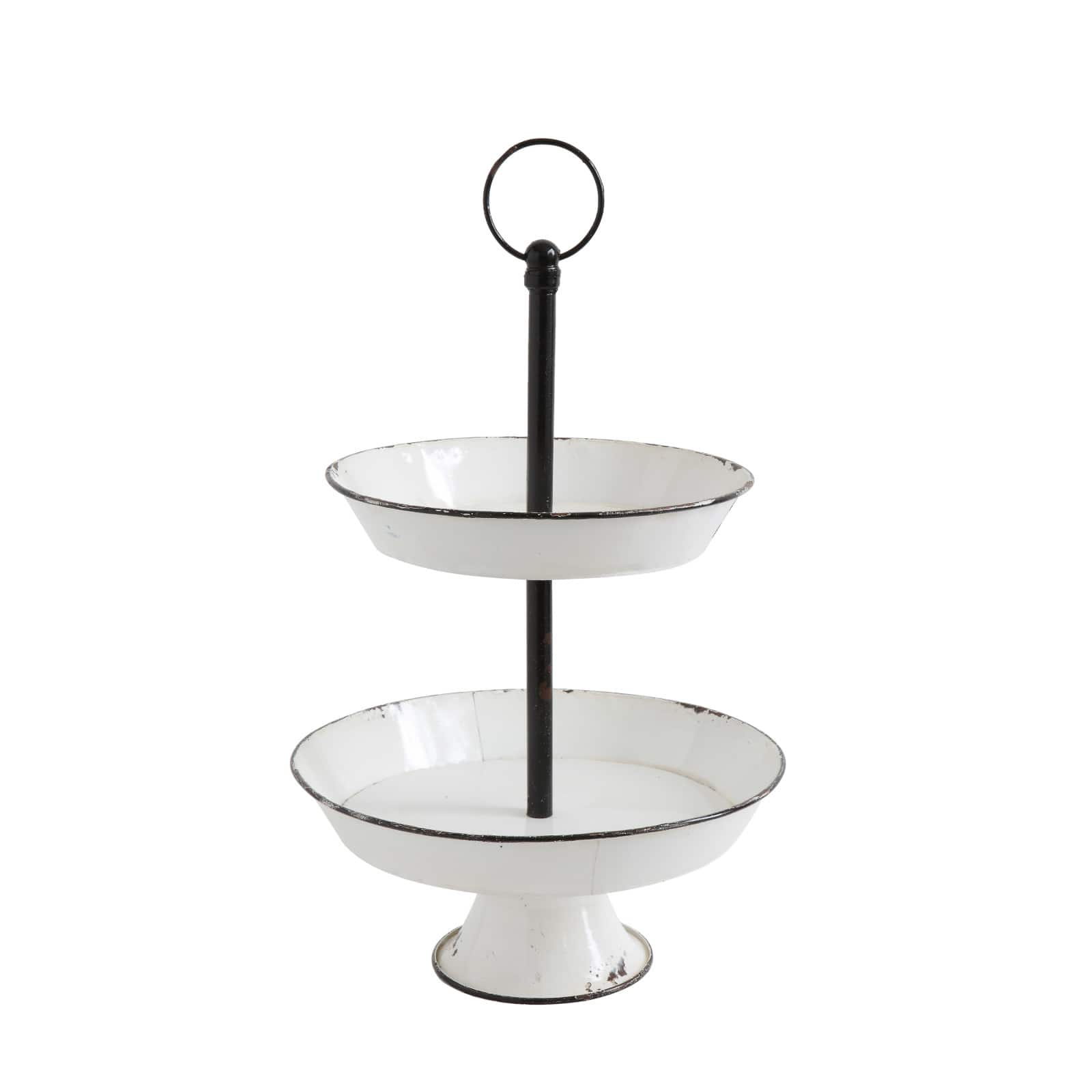 Two Tier Metal Tray 