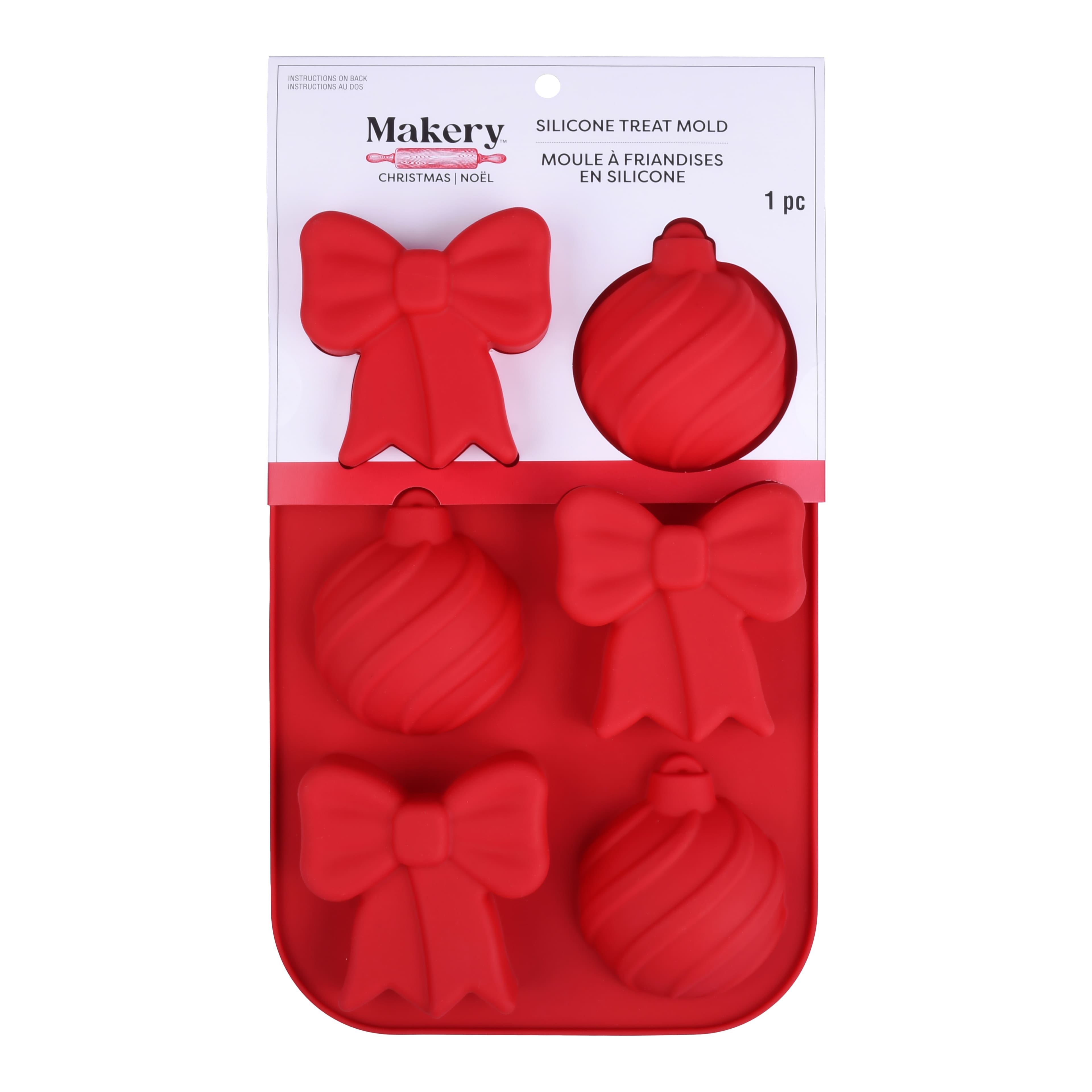 Bows &#x26; Ornaments Silicone Treat Mold by Makery&#x2122;