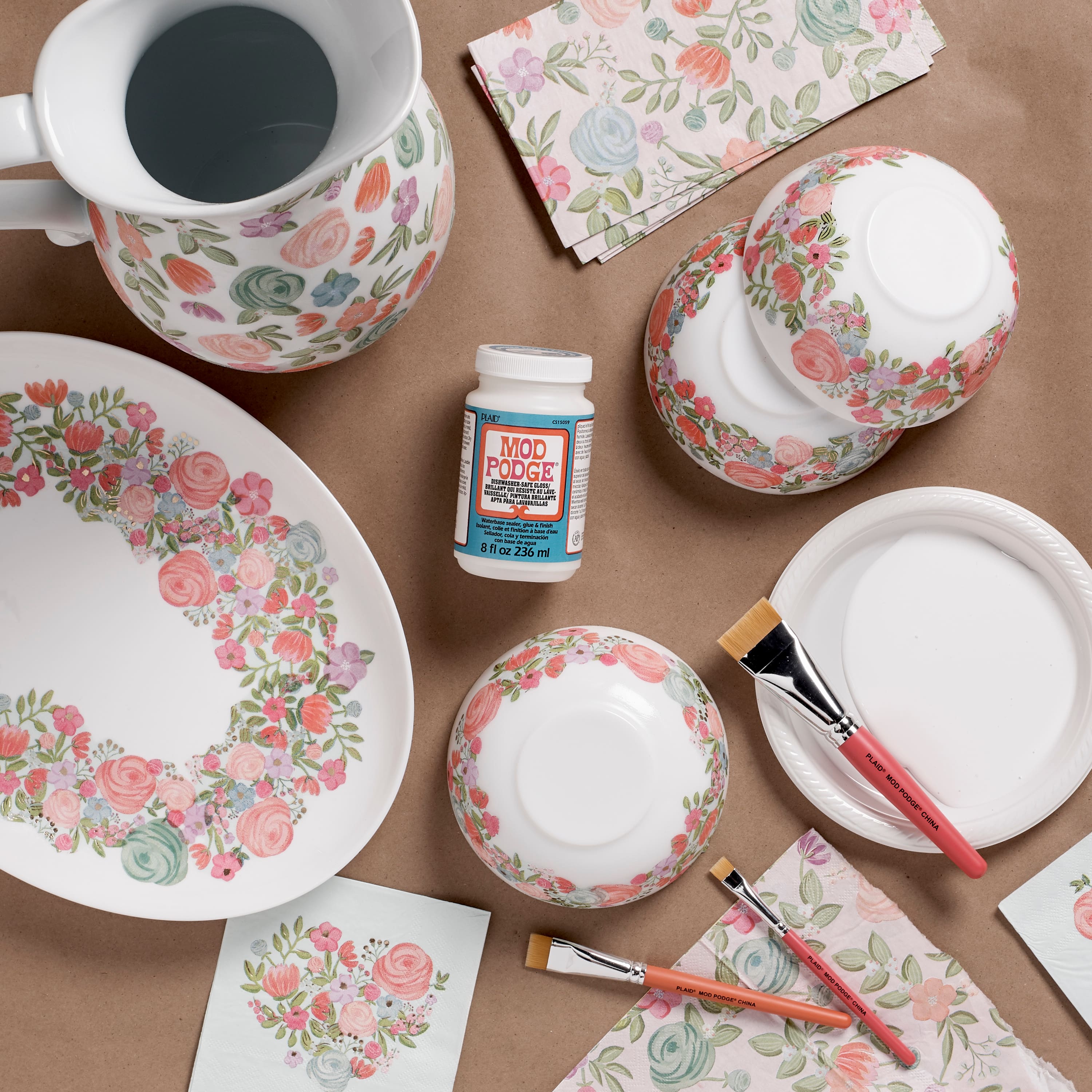 Dishwasher-Safe Floral Dinnerware