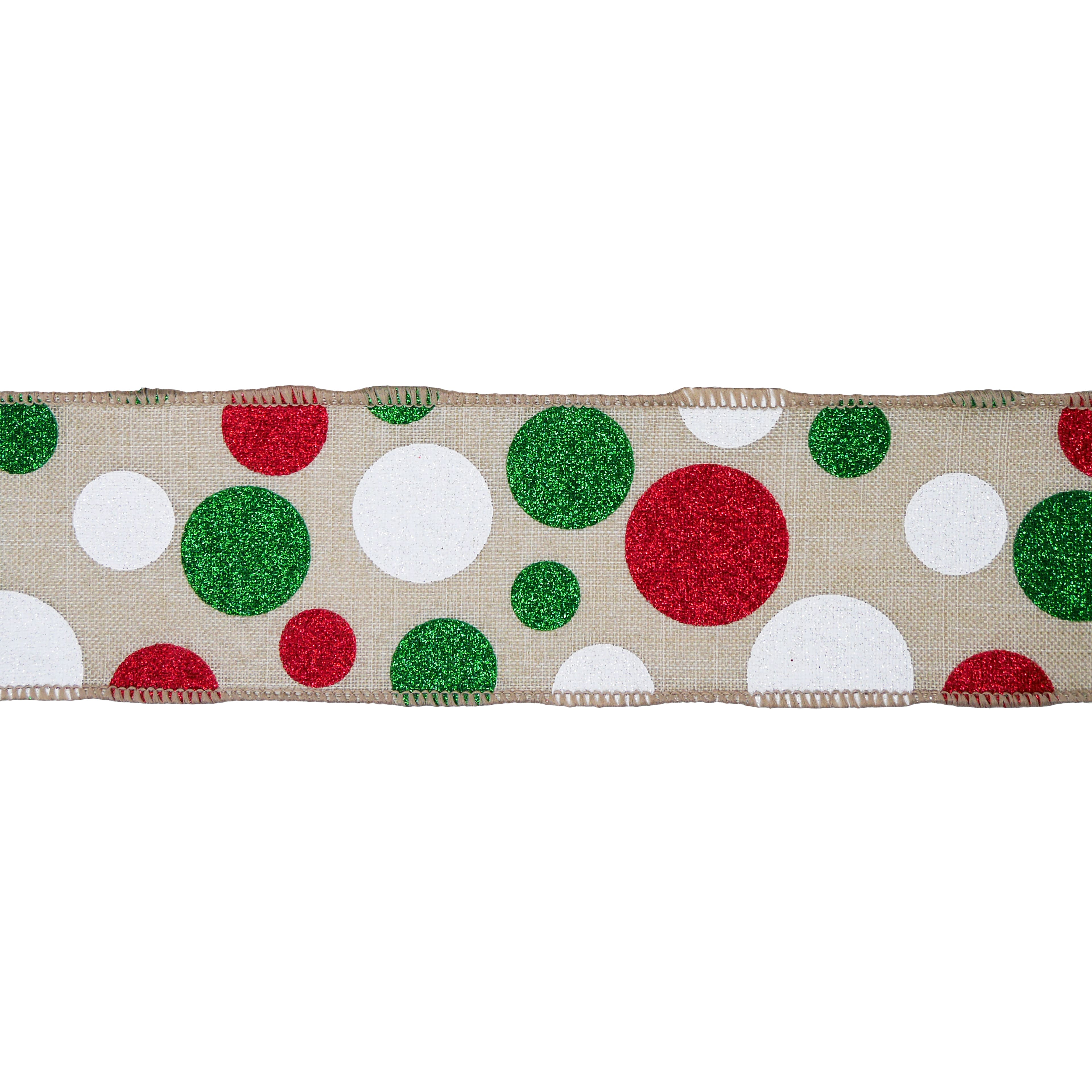 2.5" x 20ft. Whimsy Dots Wired Ribbon by Celebrate It®