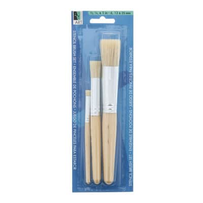 Dome Stencil Brush Set By Craft Smart®, 4 Pack