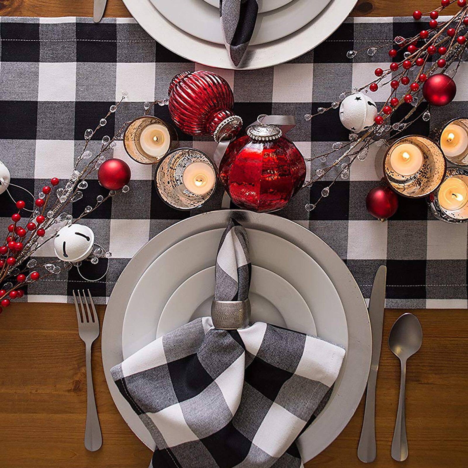 DII&#xAE; Buffalo Check Oversized Napkin, 6ct.