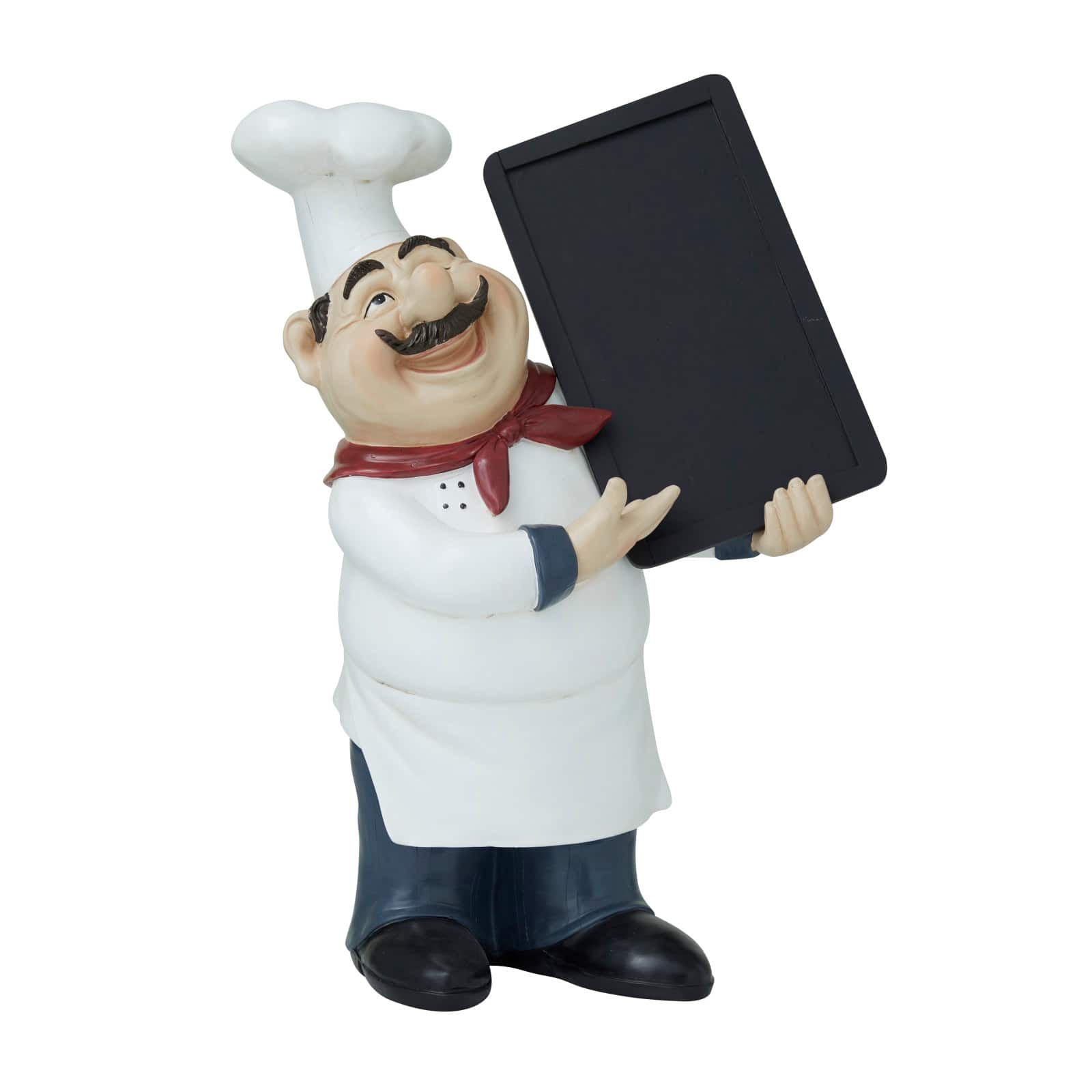 14&#x22; Polystone Chef with Chalkboard Sign