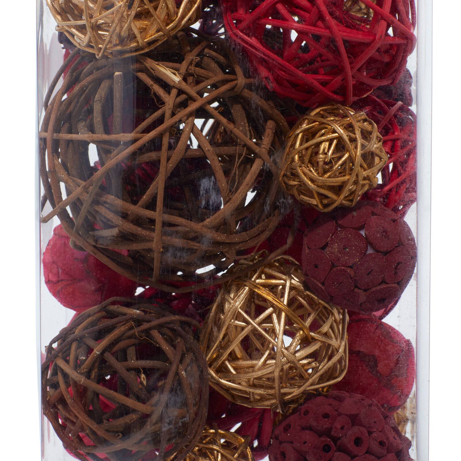 Multicolor Dried Floral Country Orb Vase Filler, 2ct.