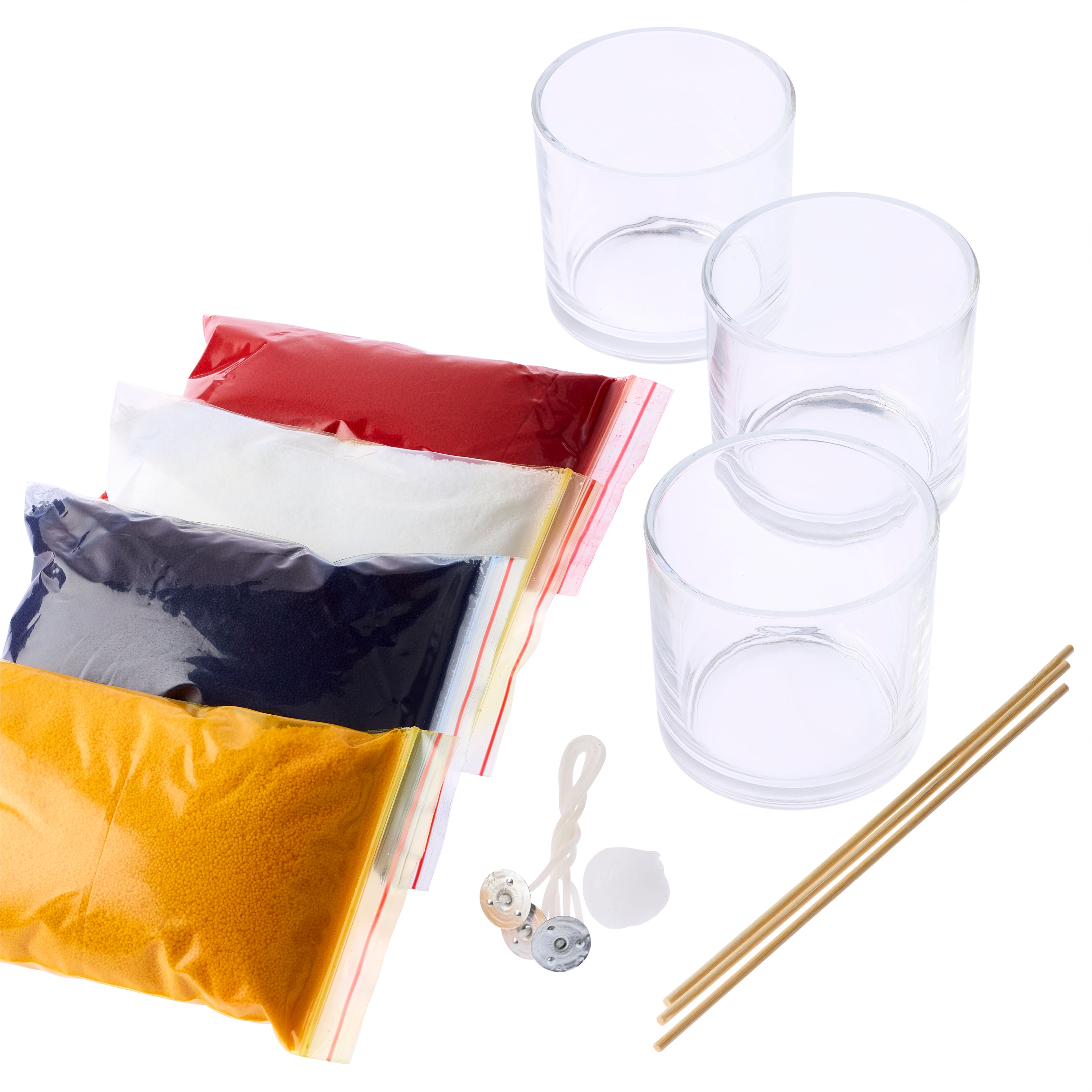 6 Pack: Sand Wax Candle Kit by Make Market&#xAE;