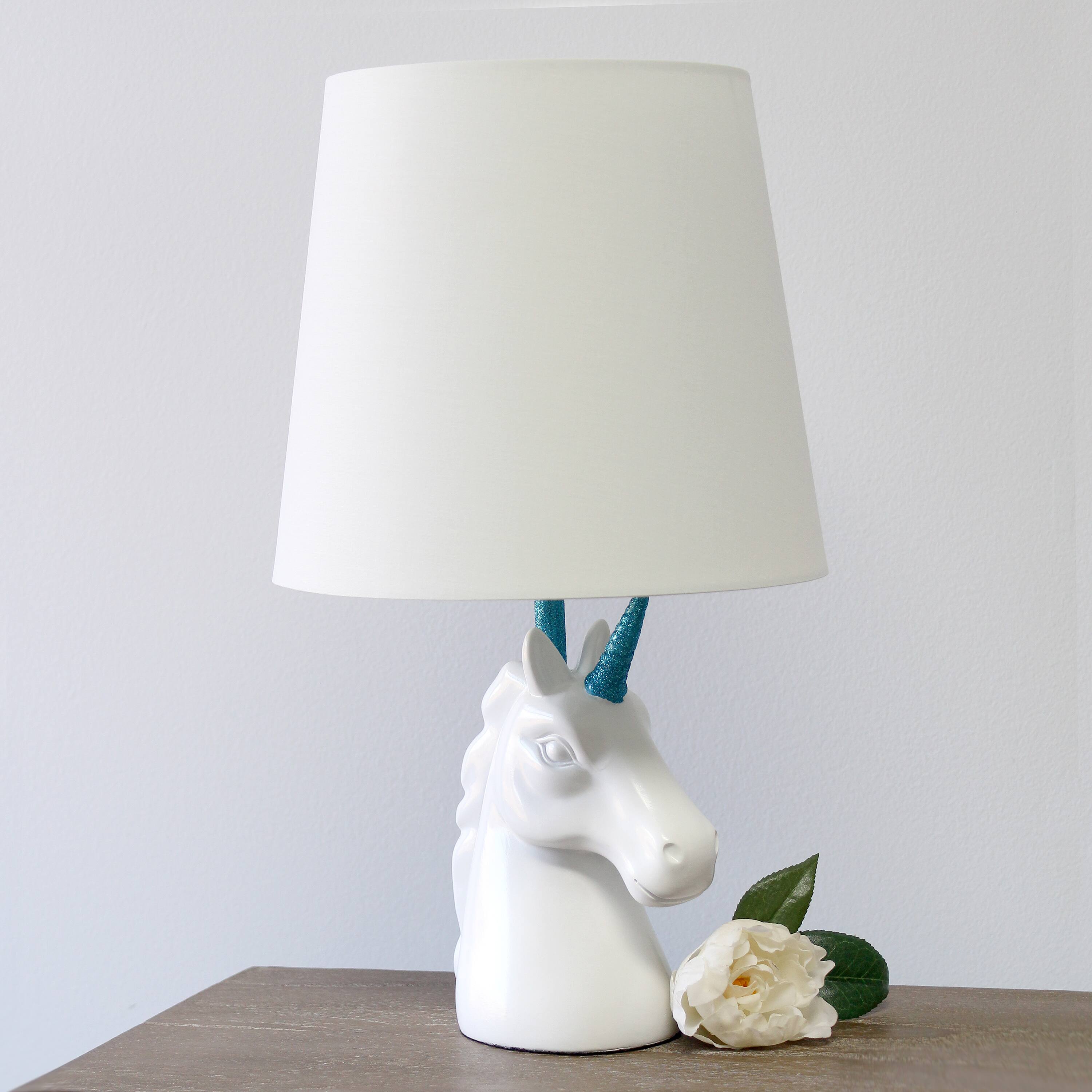 Simple Designs 15.5&#x22; Unicorn Table Lamp