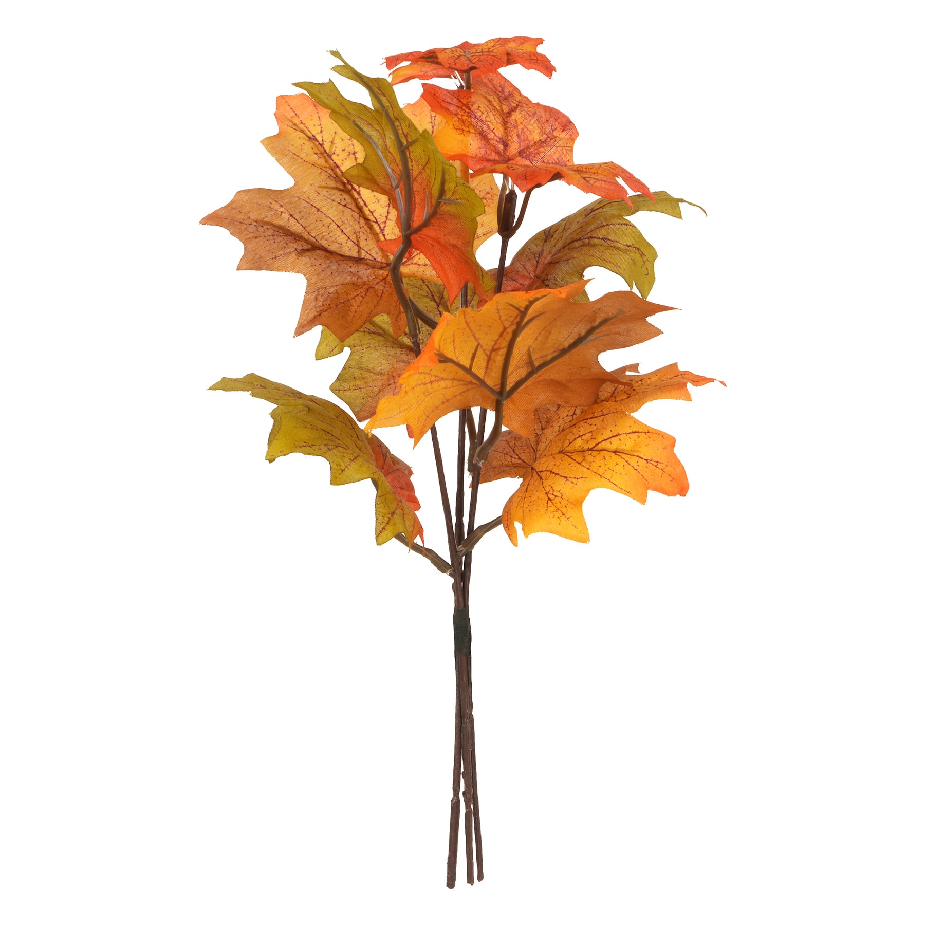10.5&#x22; Green &#x26; Orange Maple Leaf Bundle by Ashland&#xAE;