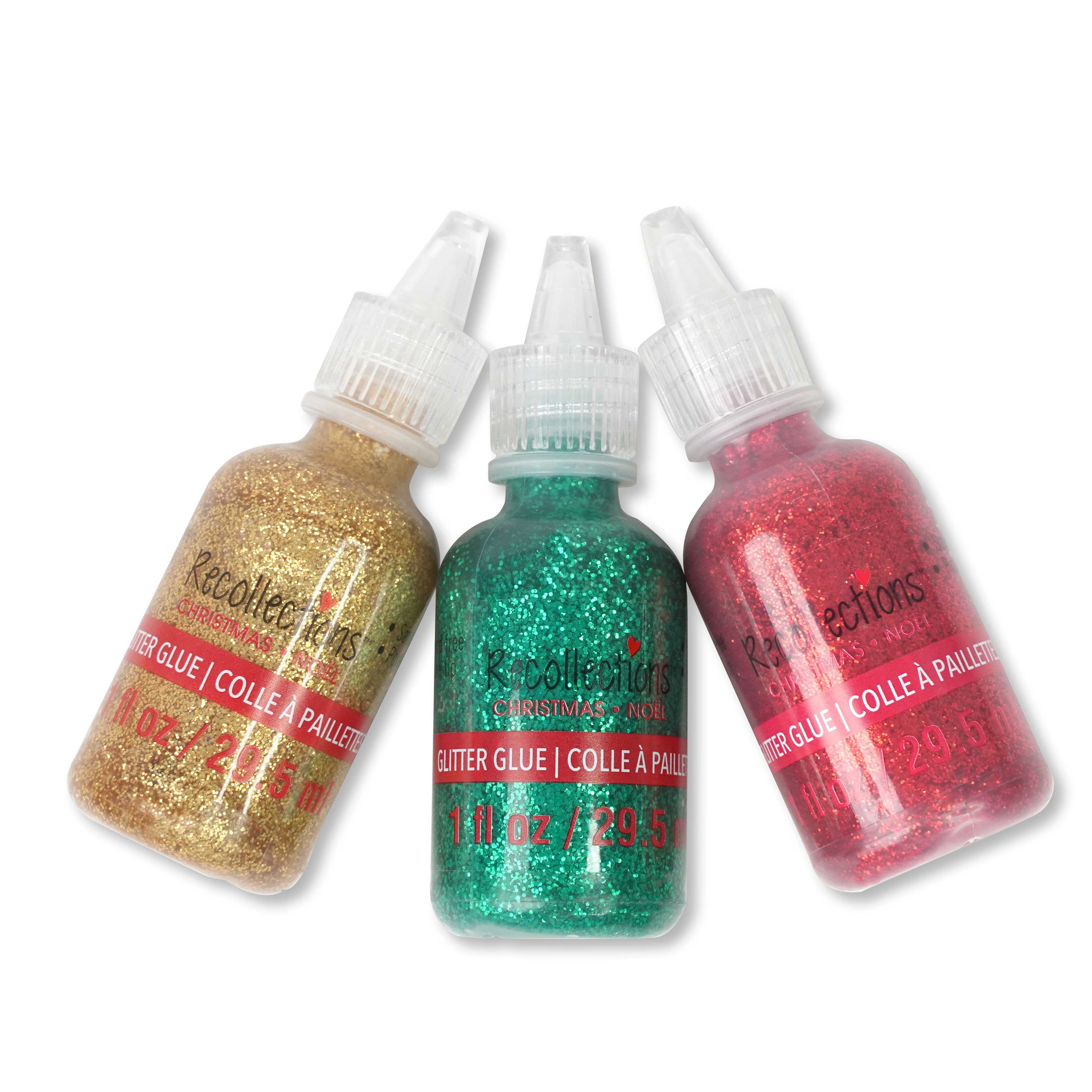 1oz. Festive Mix Glitter Glue, 3ct. by Recollections&#x2122;