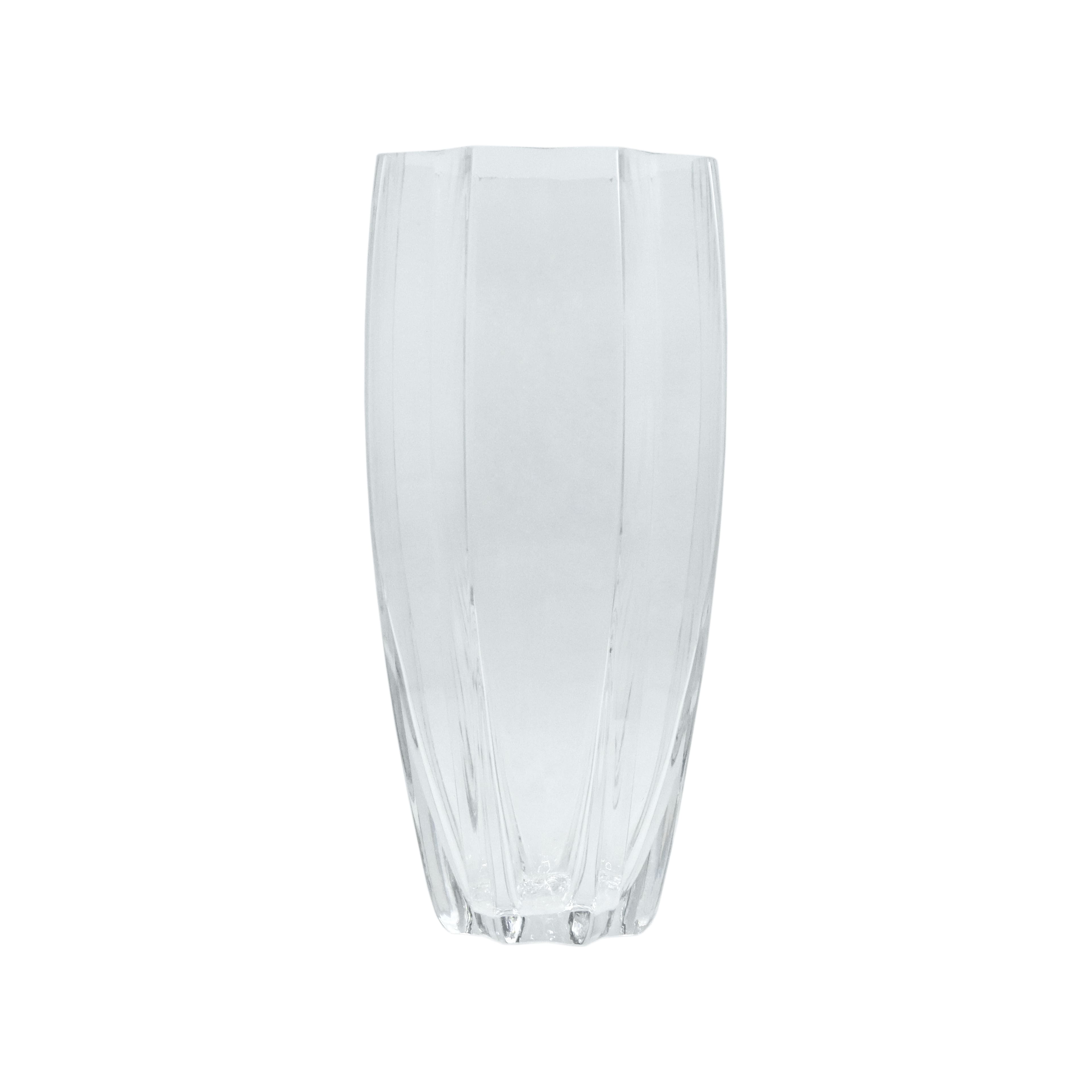 11.5" Clear Fluted-Edge Glass Vase by Ashland®