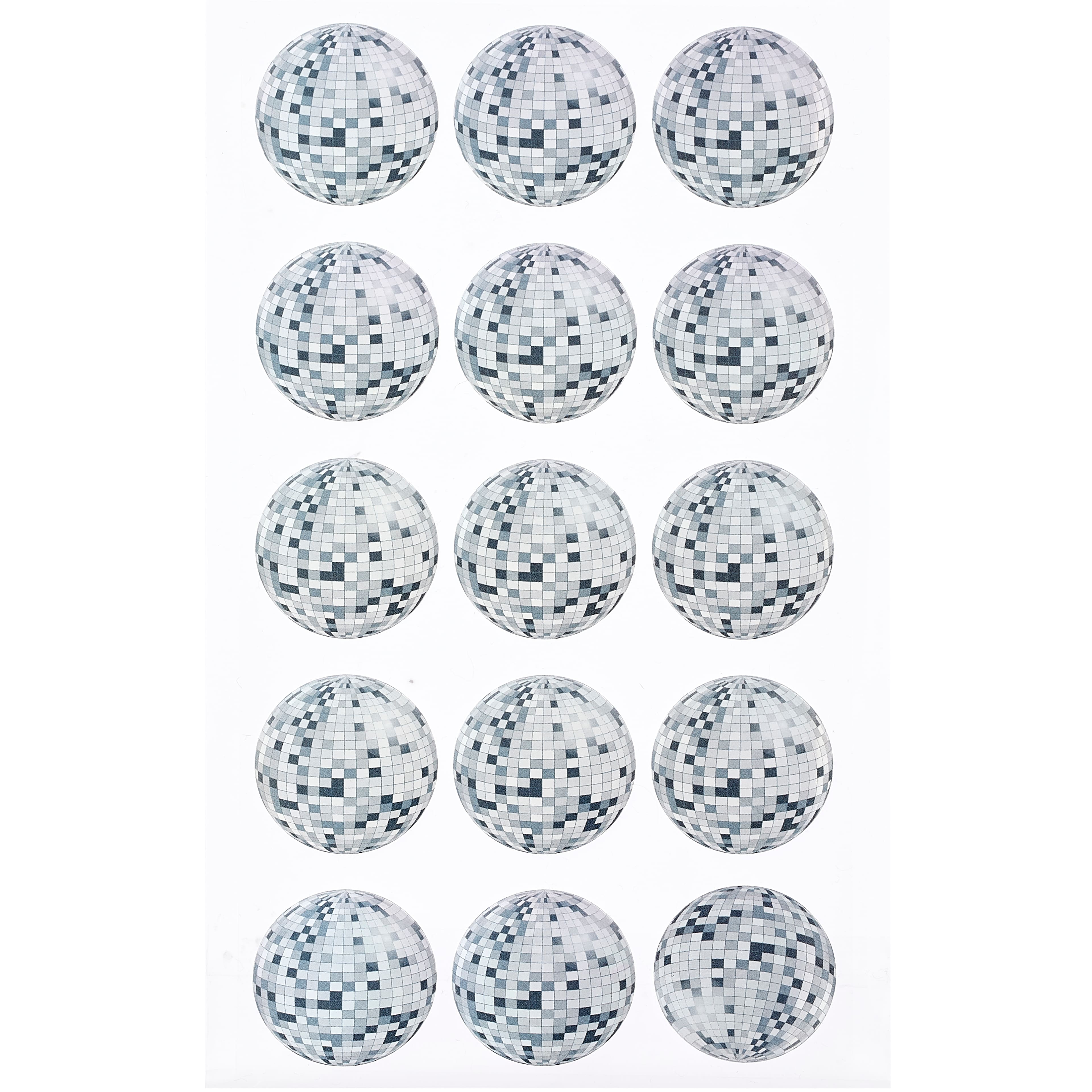 Holographic Silver Discoball Stickers by Recollections™