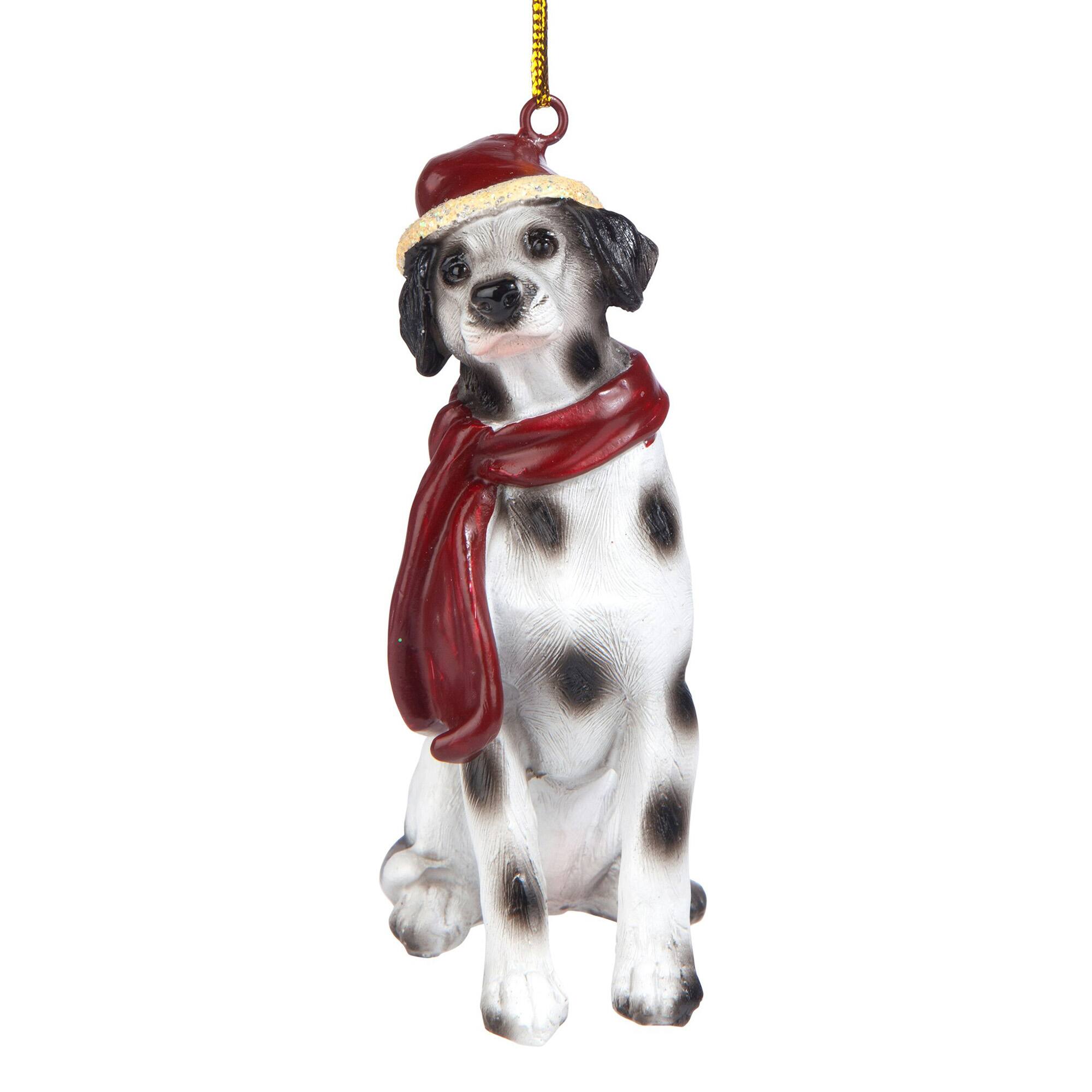 3.5&#x22; Dalmatian Holiday Dog Ornament