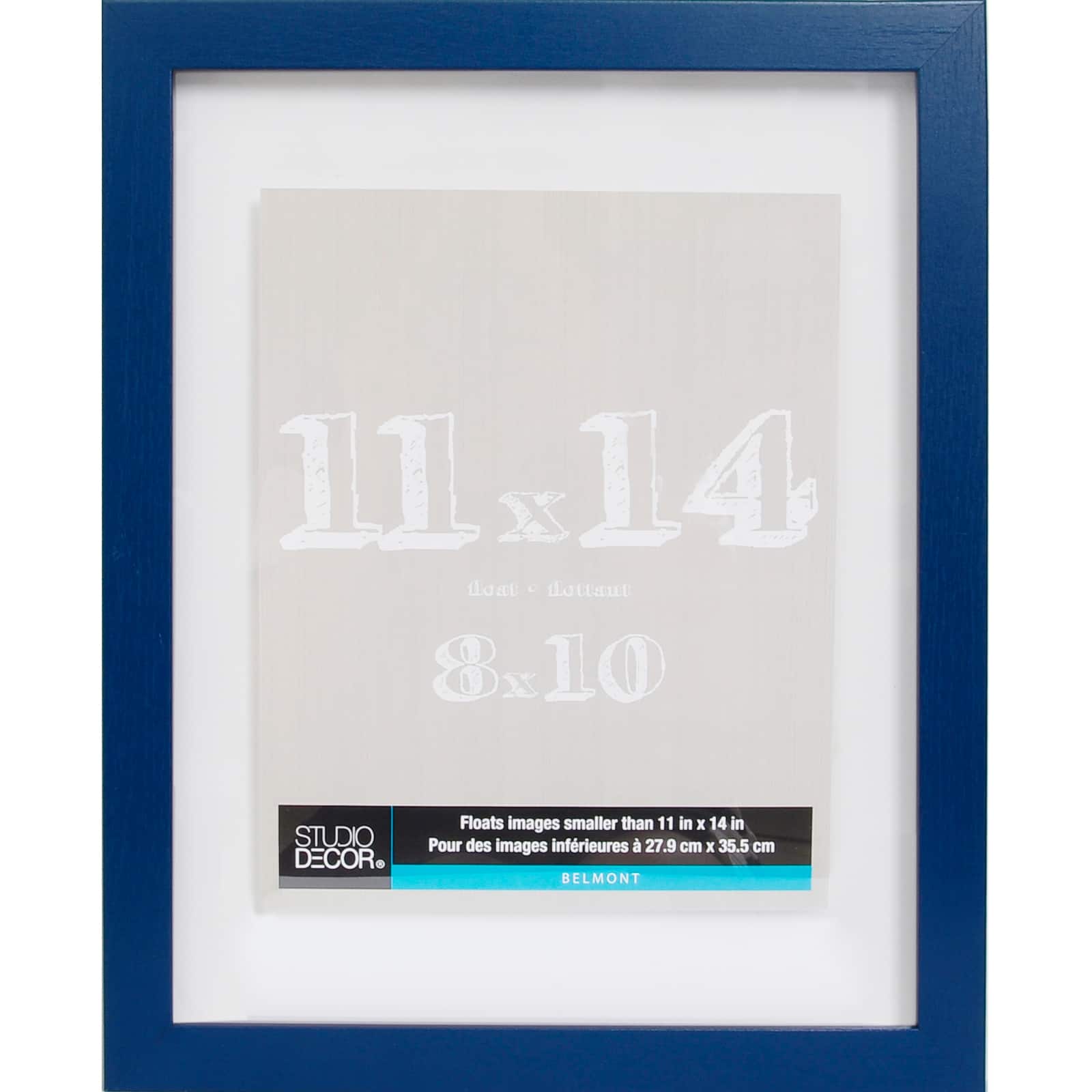 8 Pack: Sapphire Blue 11" x 14" Belmont Float Frame by Studio Décor®