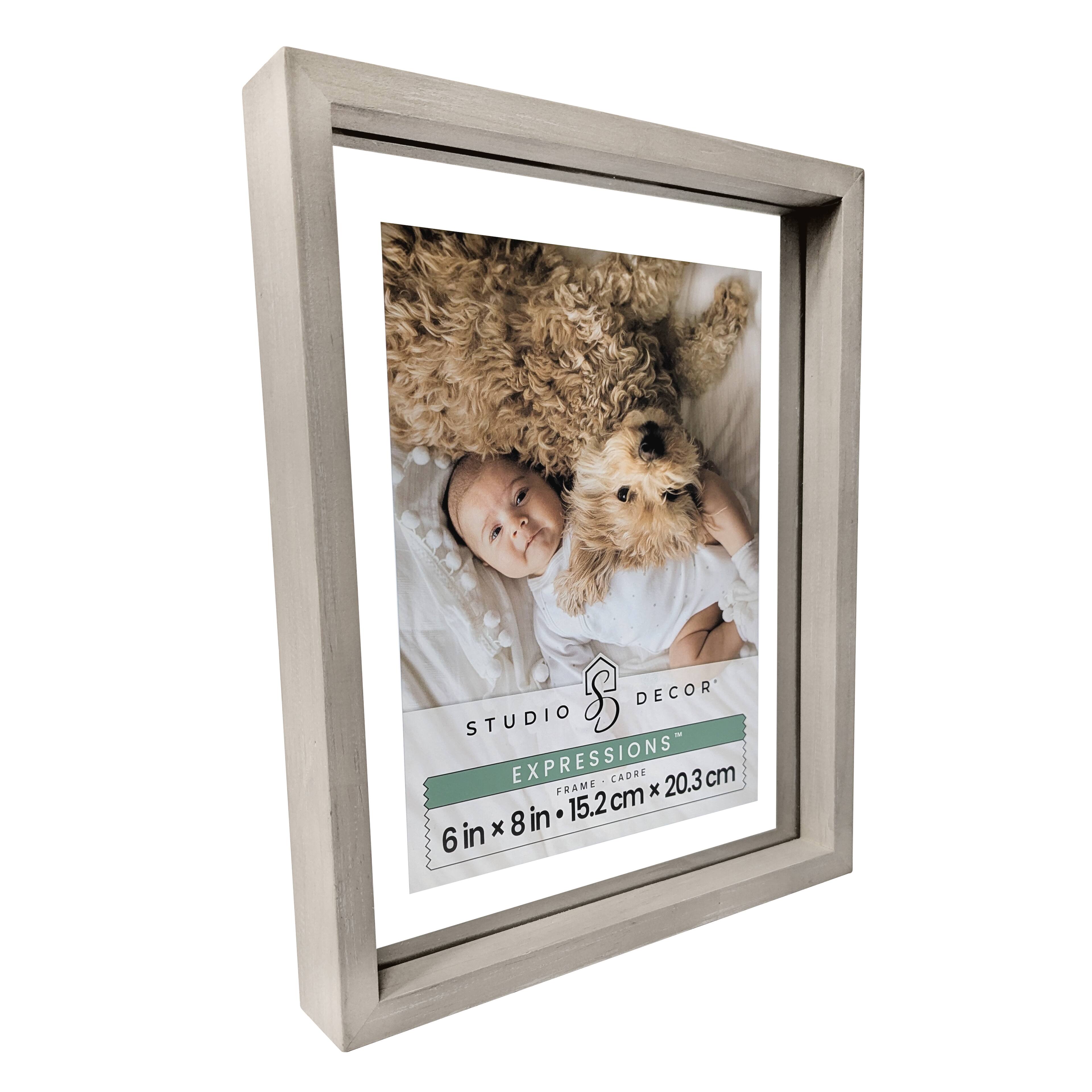Expressions&#x2122; Gray Deep Float Frame by Studio D&#xE9;cor&#xAE;