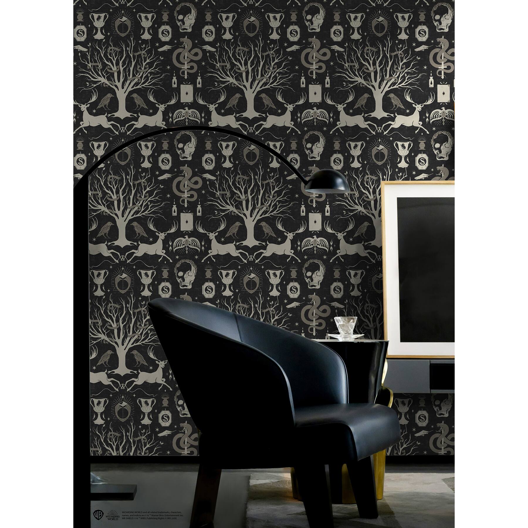 RoomMates Harry Potter&#x2122; Horcrux Damask Peel &#x26; Stick Wallpaper