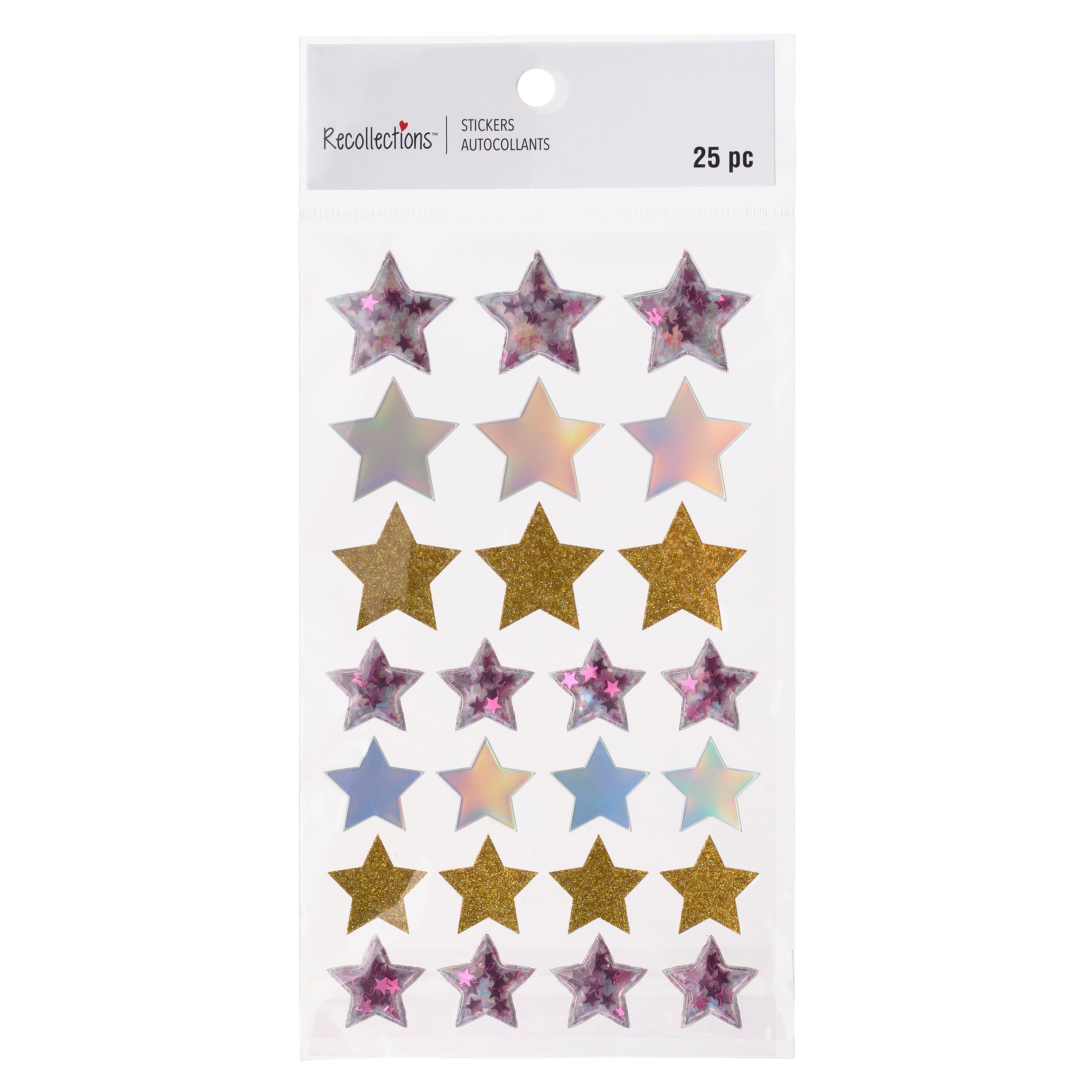 Recollections Mini Star Stickers - 306 ct