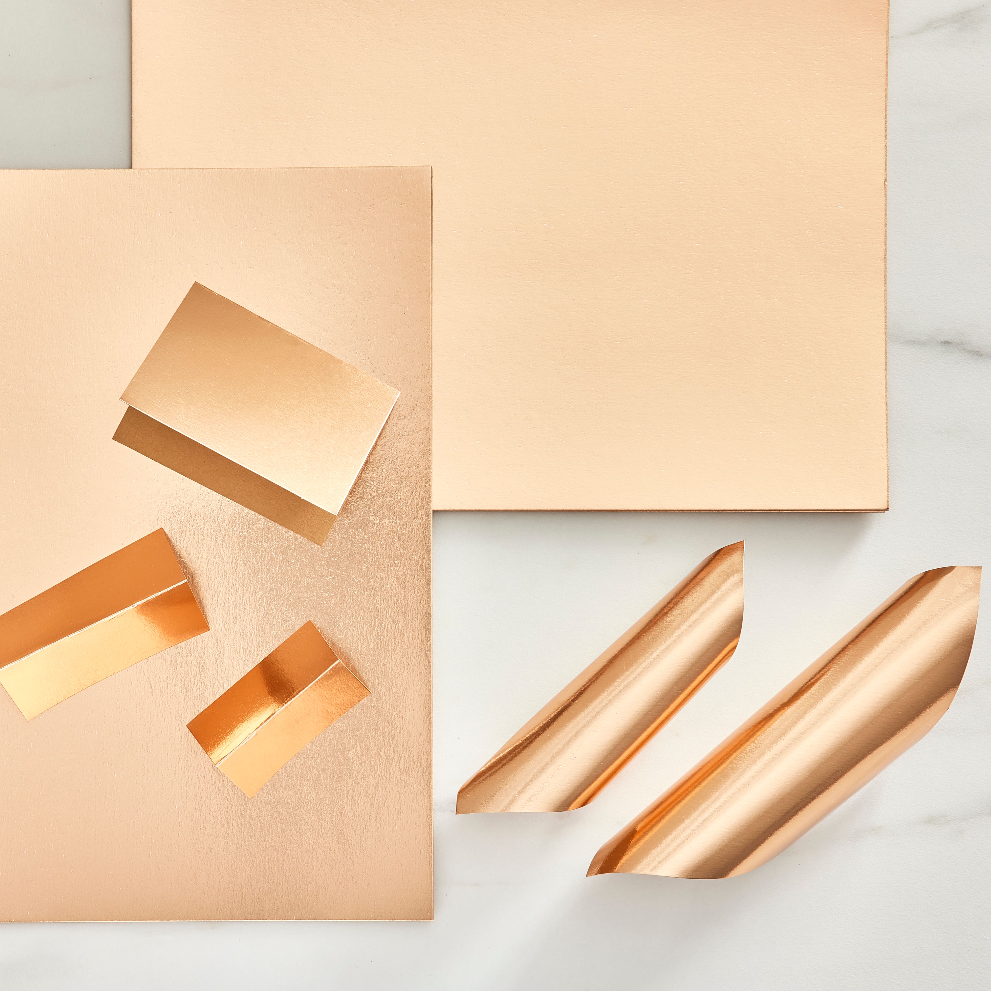 12 Packs: 25 ct. (300 total) Rose Gold Foil 8.5" x 11" Cardstock Paper by Recollections™