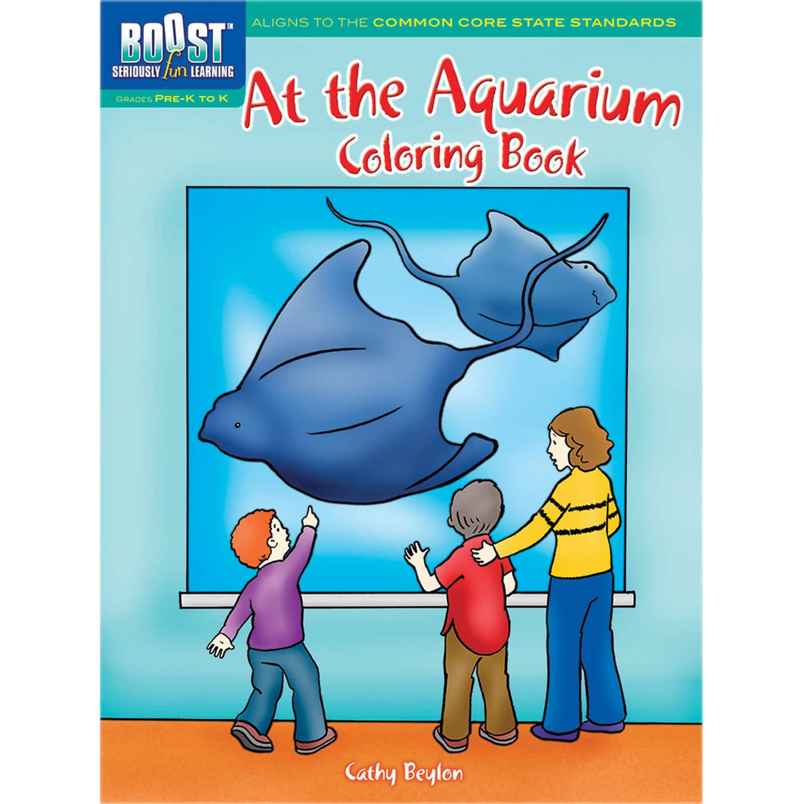 4 Packs: 6 ct. (24 total) BOOST&#x2122; At the Aquarium Coloring Books