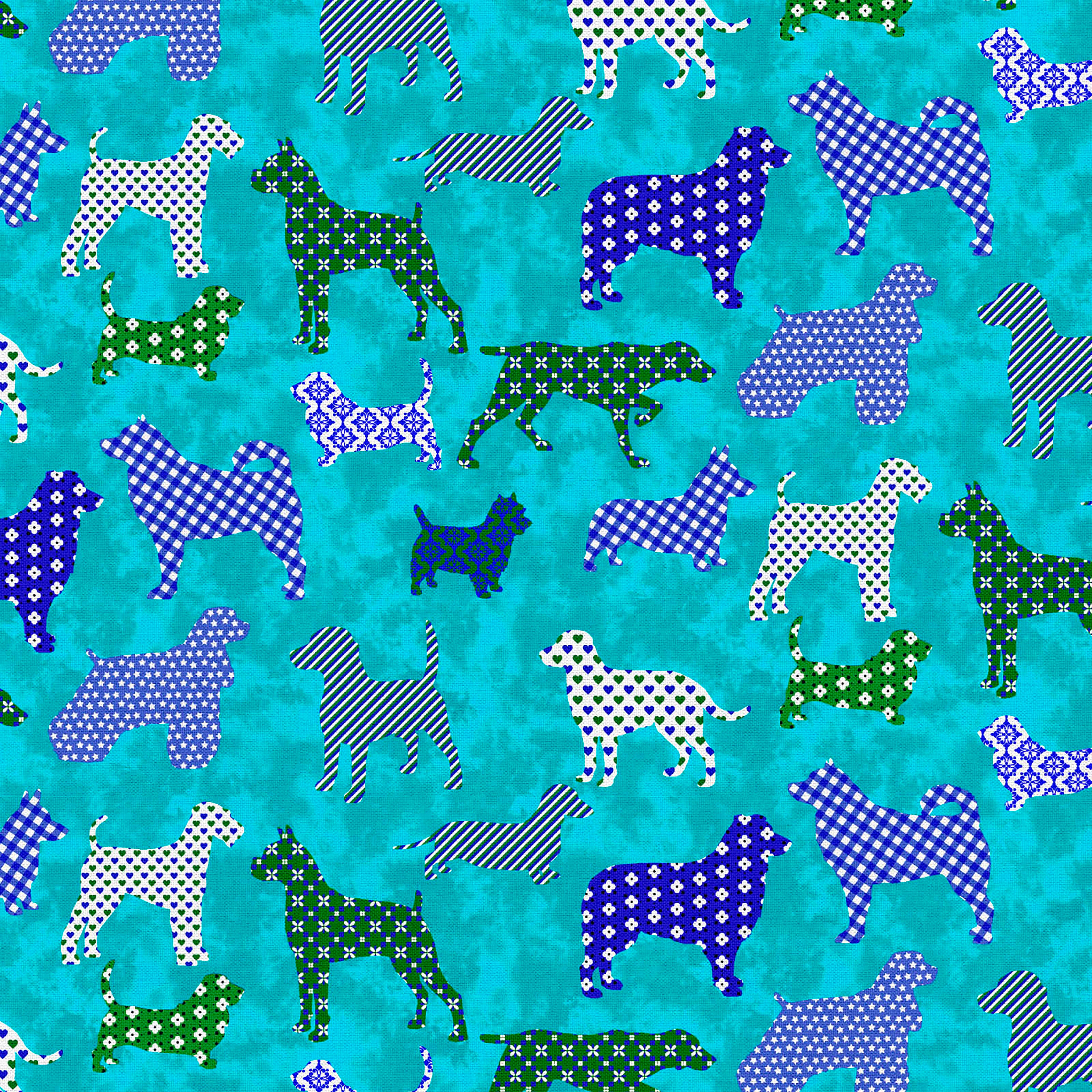 Fabric Editions Puppy Pals Cotton Fabric