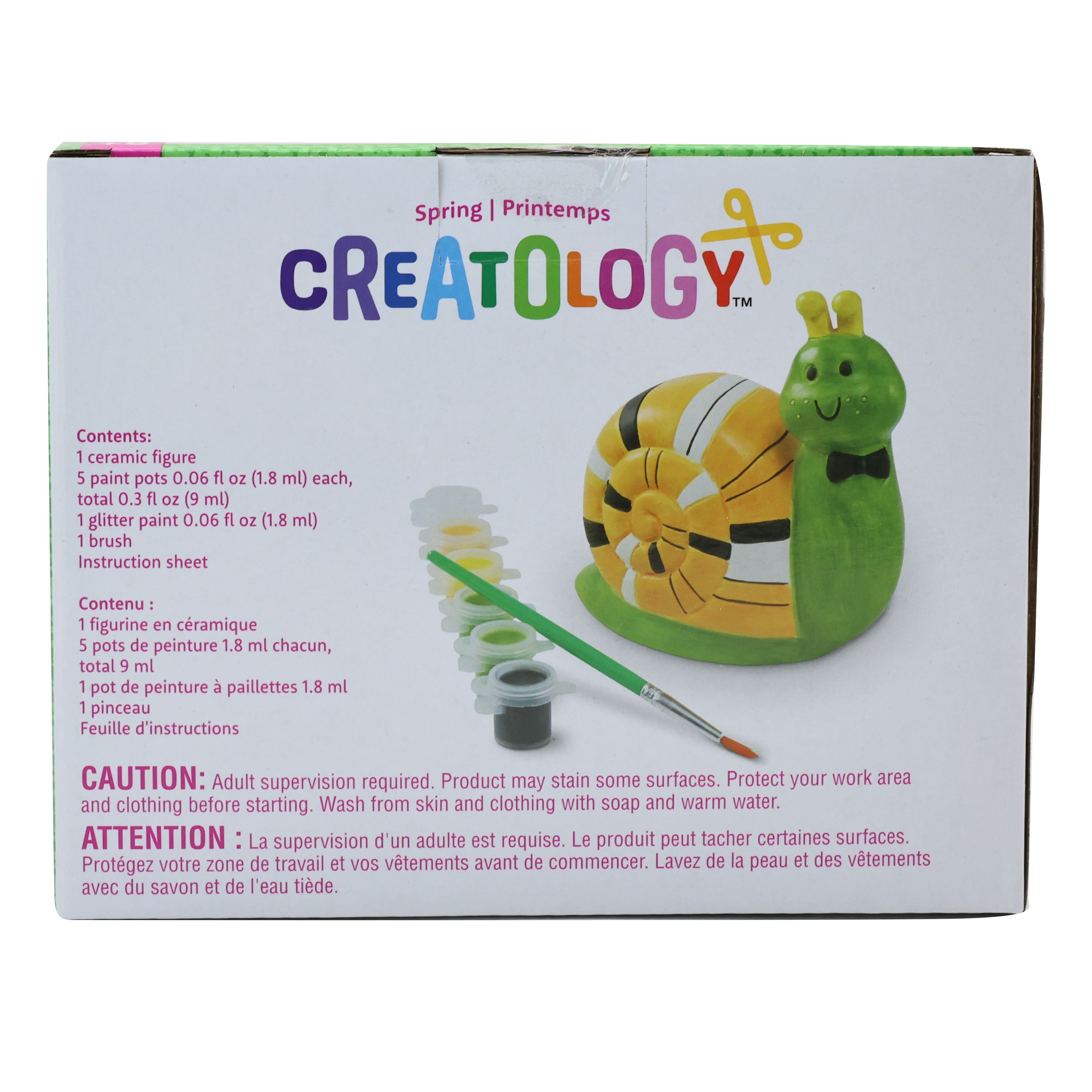 Paint Your Own 3D Ceramic Snail Kit by Creatology&#x2122;