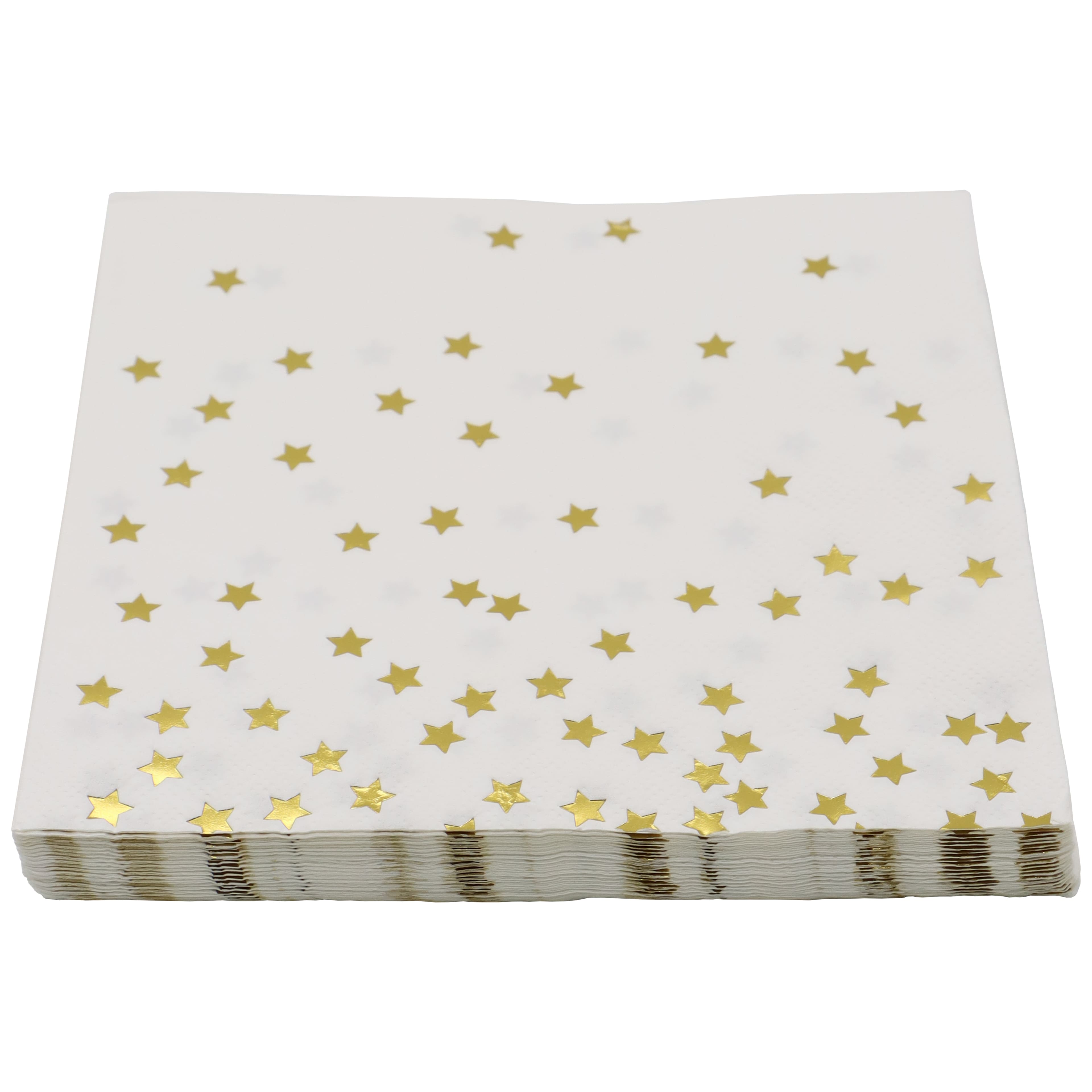 Gold Star Lunch Napkins, 20ct. by Celebrate It&#x2122;