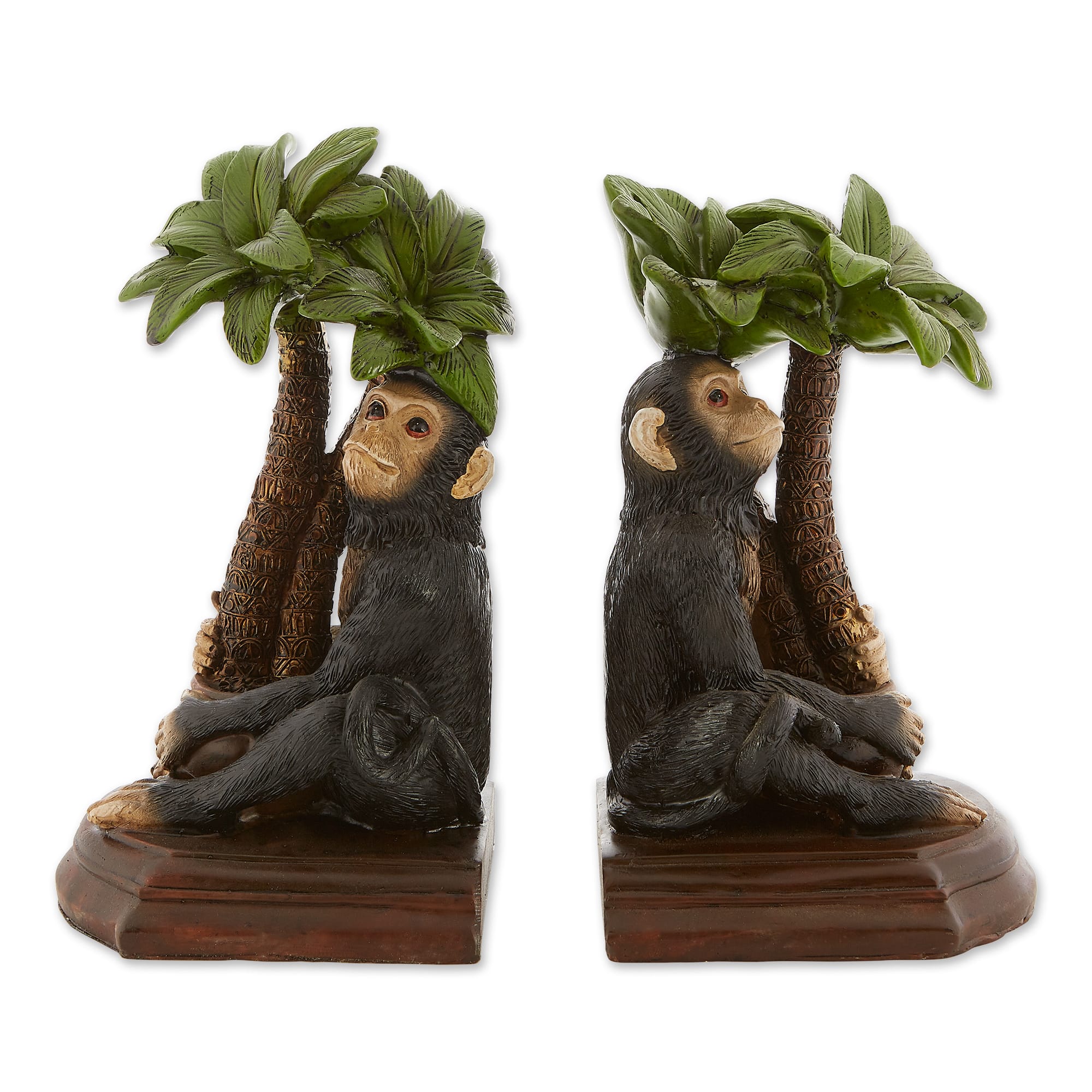 8.5&#x22; Decorative Monkey Bookends