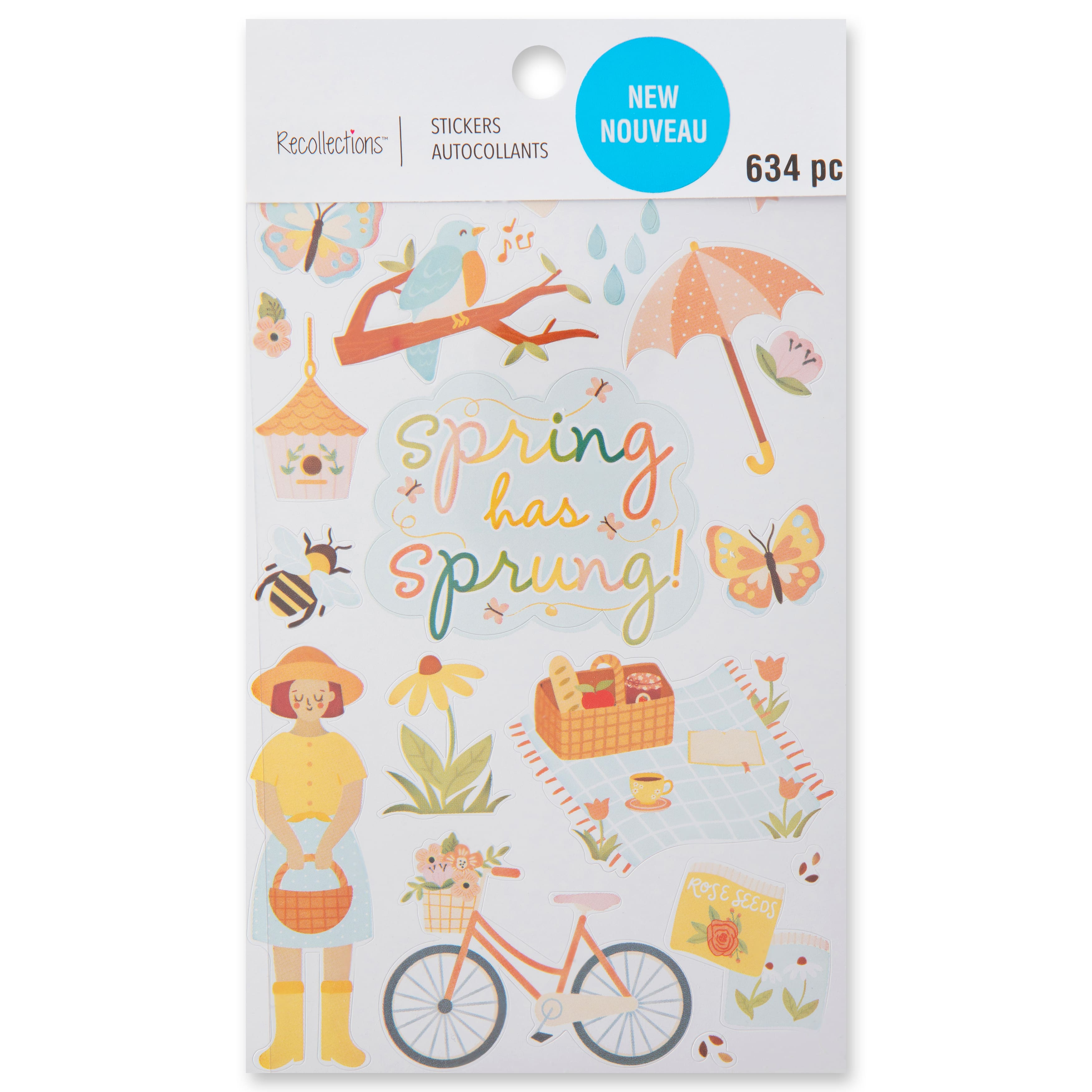 12 Pack: Spring Stickers by Recollections&#x2122;