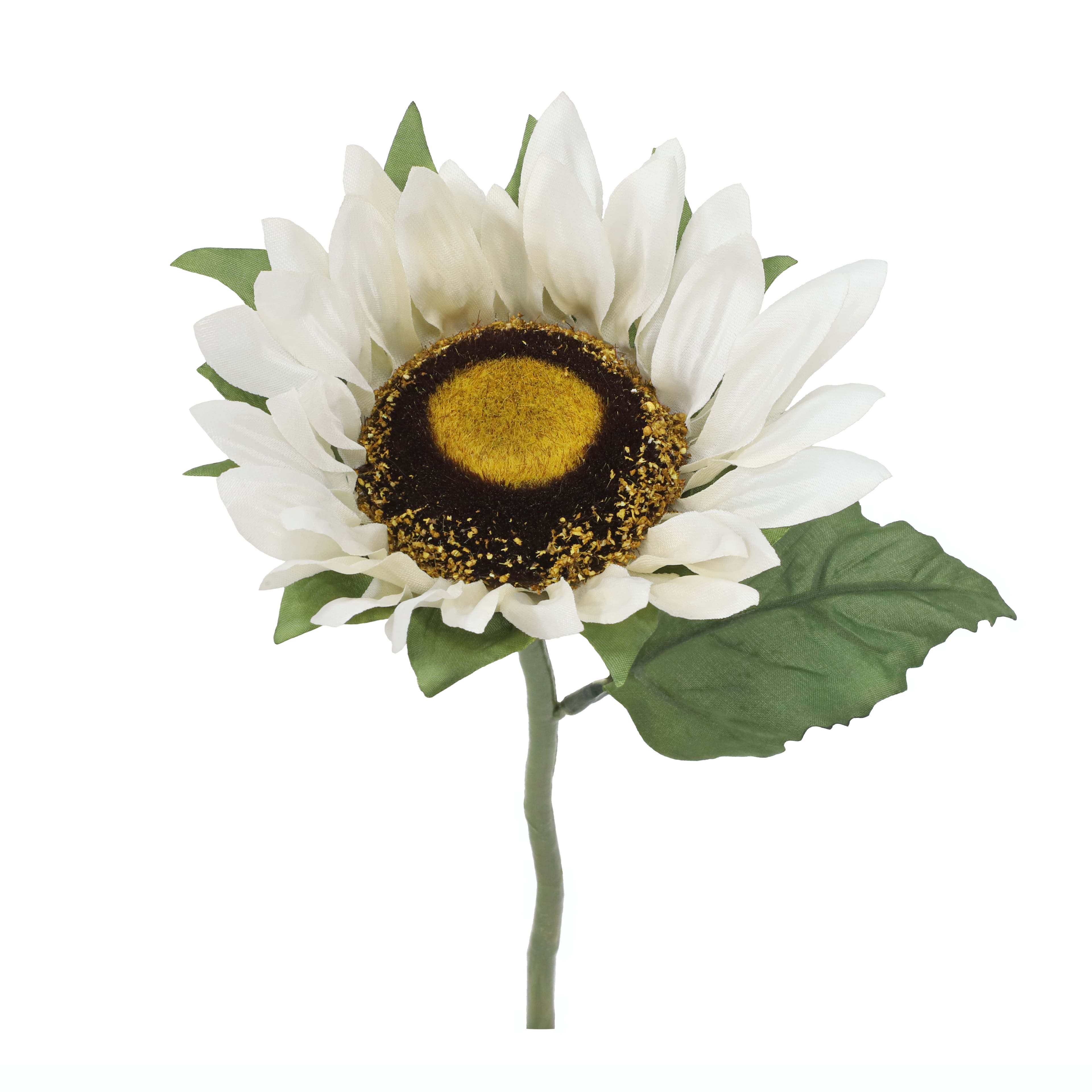 10&#x22; Cream Sunflower Pick by Ashland&#xAE;