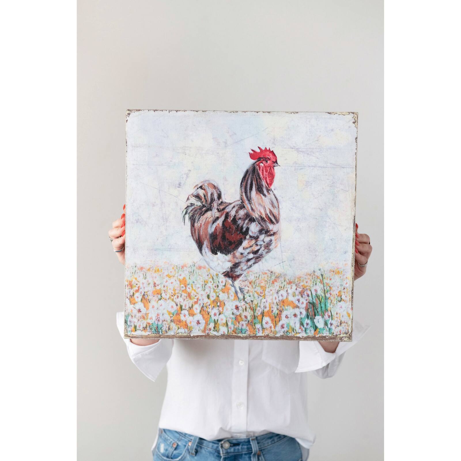 Hello Honey&#xAE; Rooster Canvas Wall D&#xE9;cor