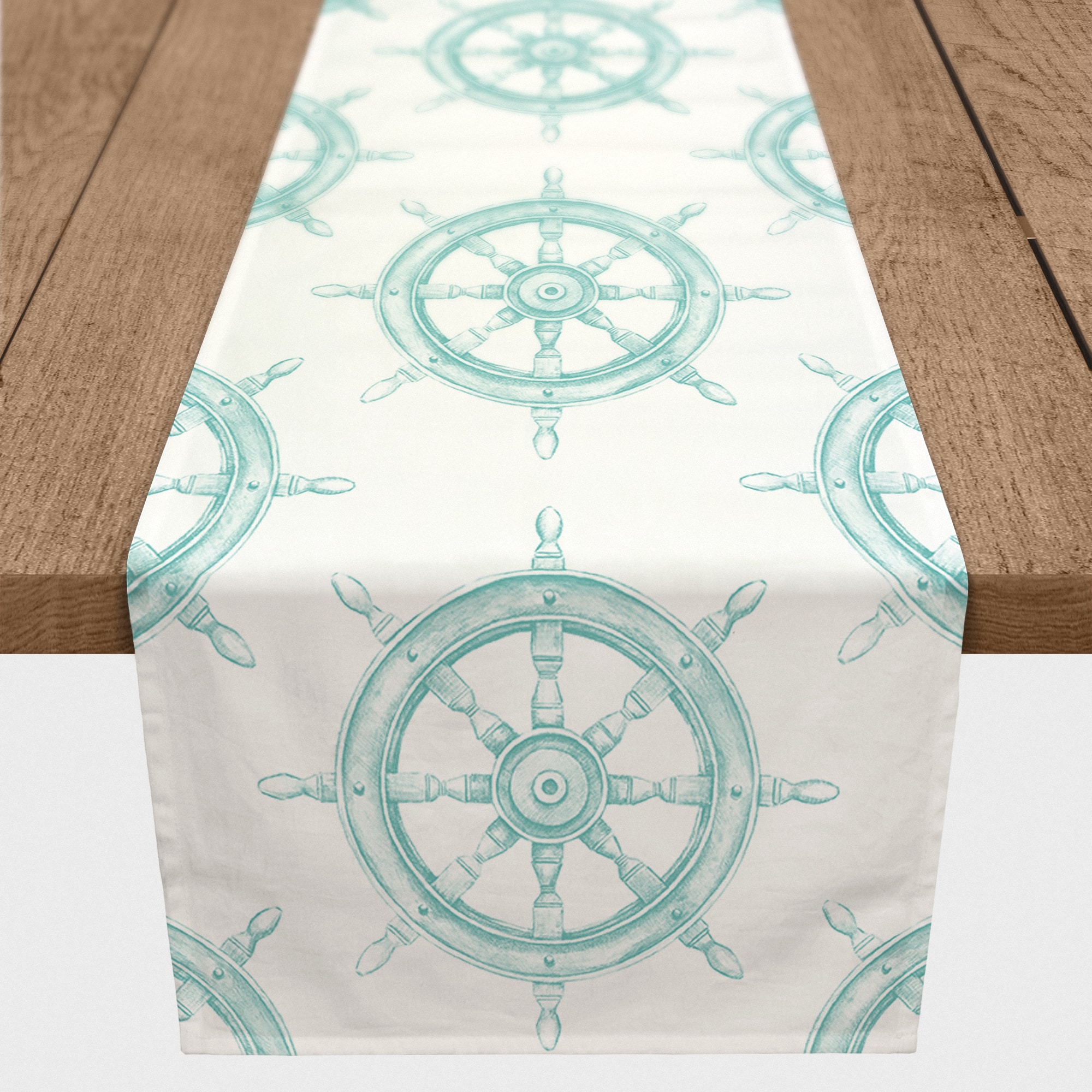 Boat Wheel Indoor/Outdoor Table Runner