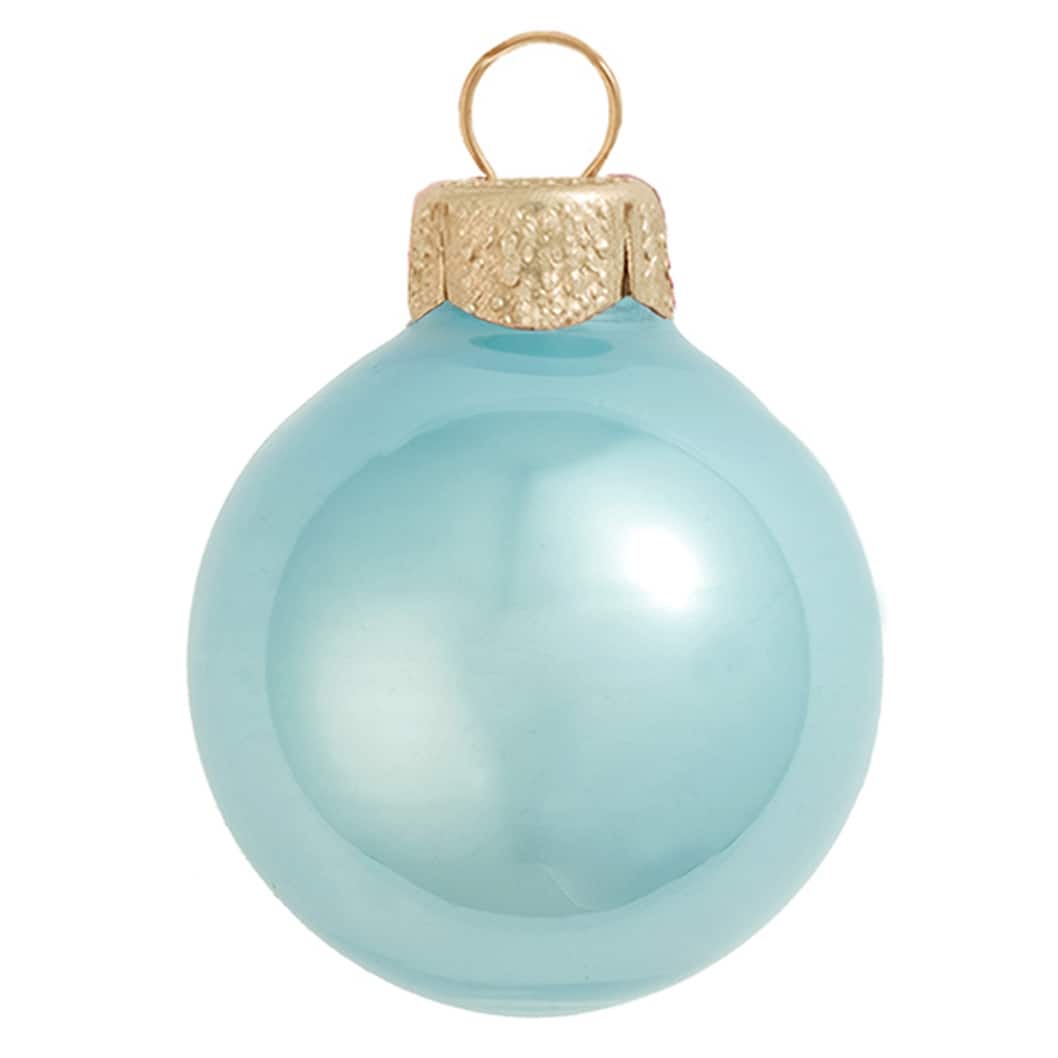 Whitehurst 12ct. 2.75" Pearl Glass Ball Ornaments