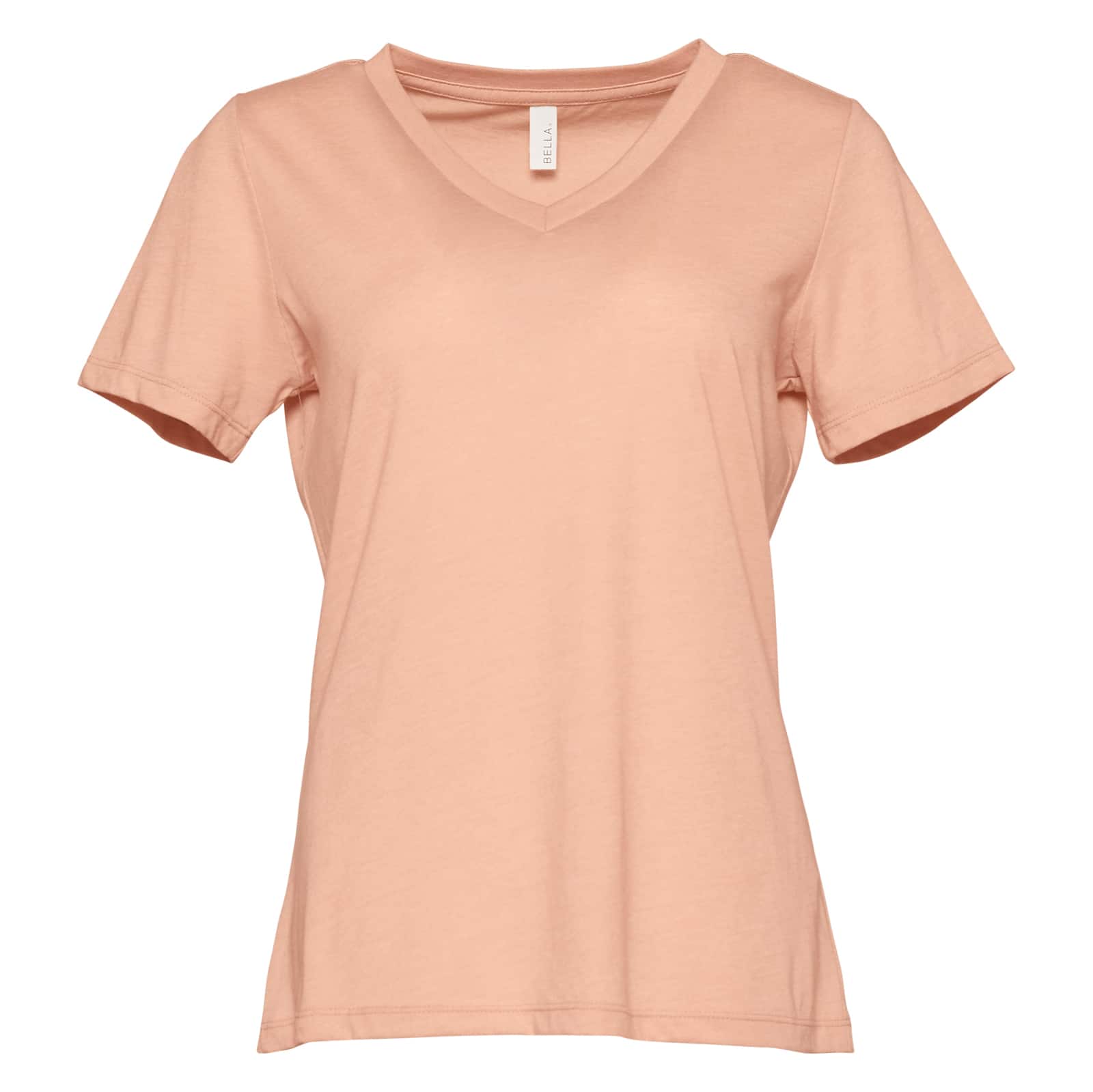 6 Pack: BELLA+CANVAS® Women's Relaxed V-Neck Heather T-Shirt