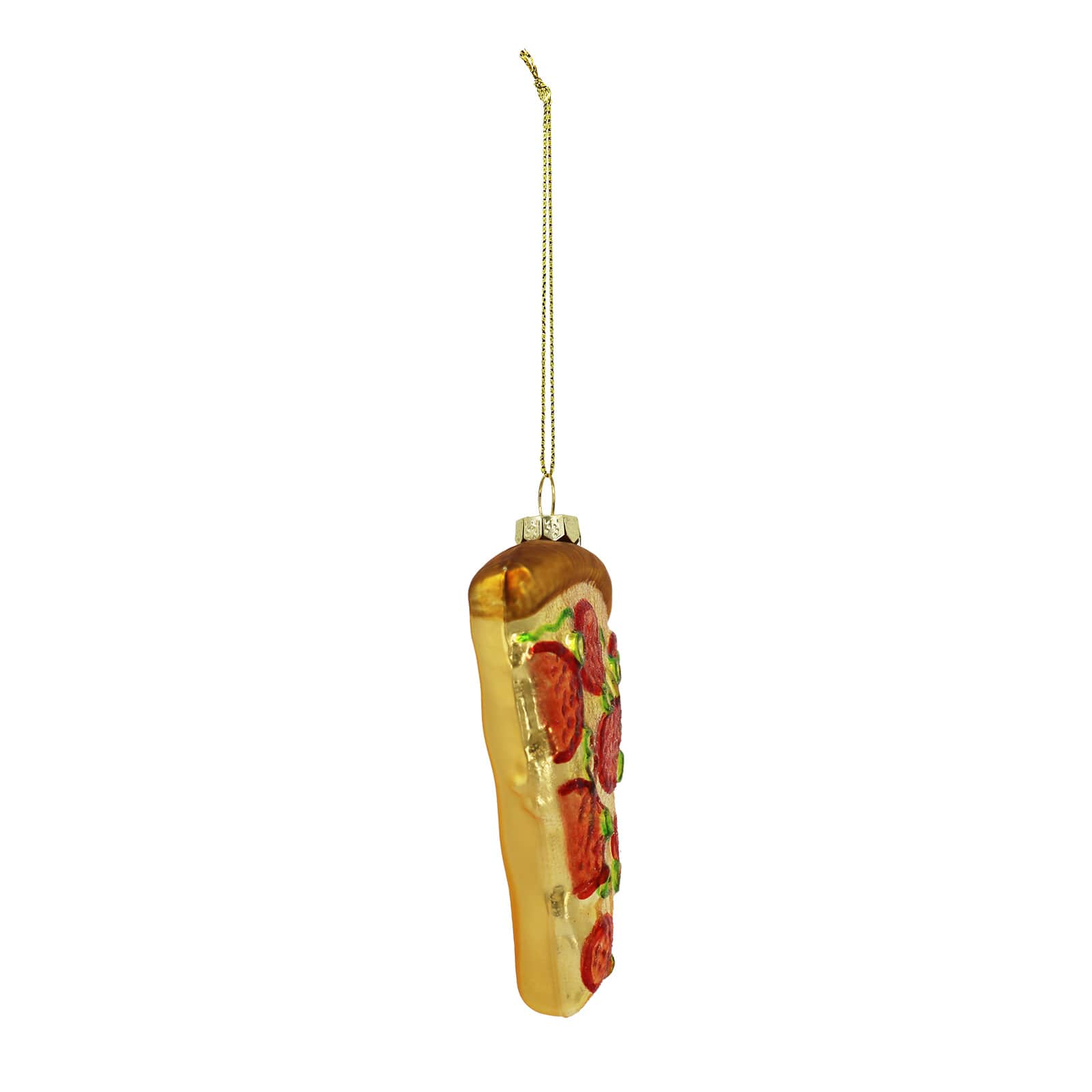 4&#x22; Pizza Glass Ornament by Ashland&#xAE;