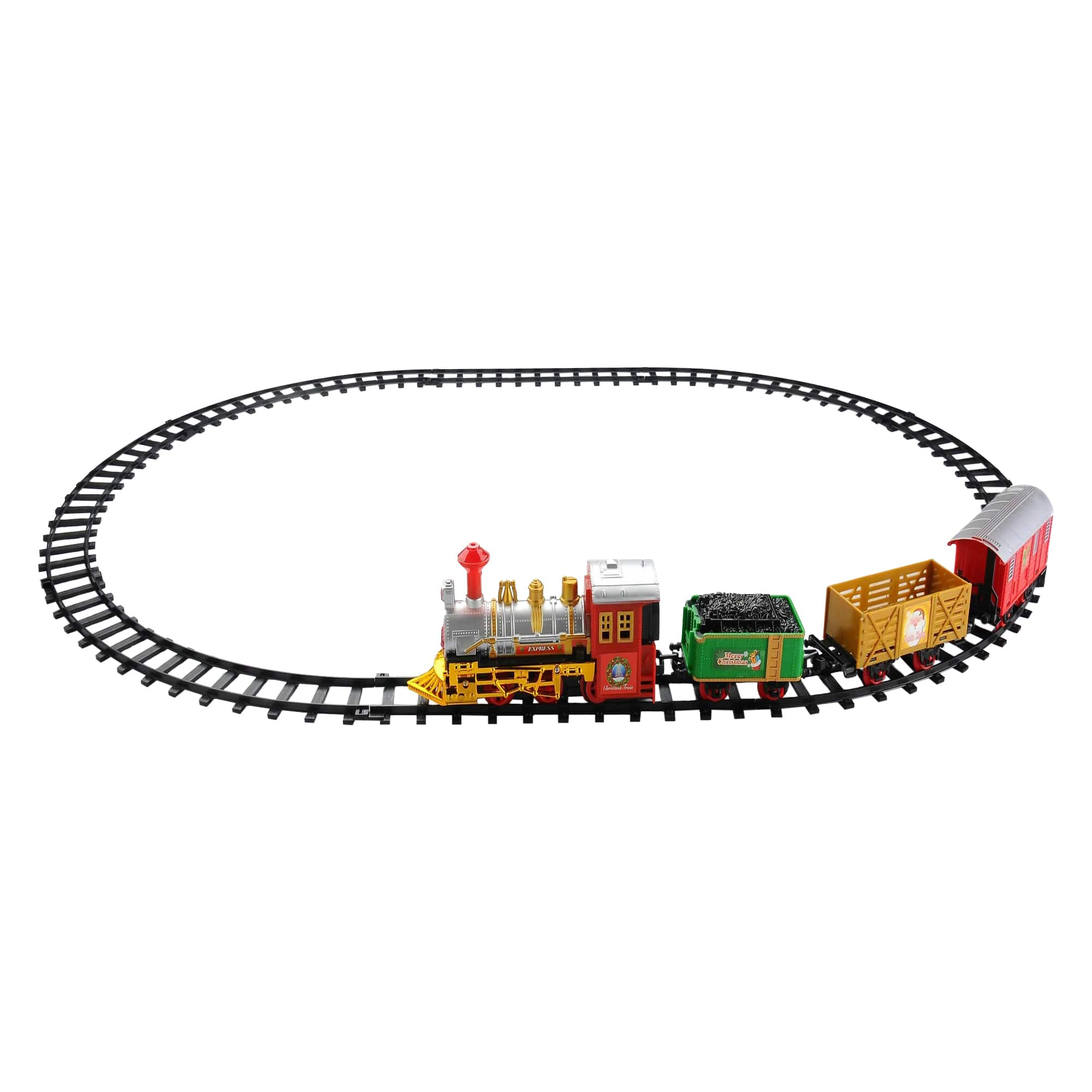 12-Piece Lighted &#x26; Animated Christmas Express Train Set