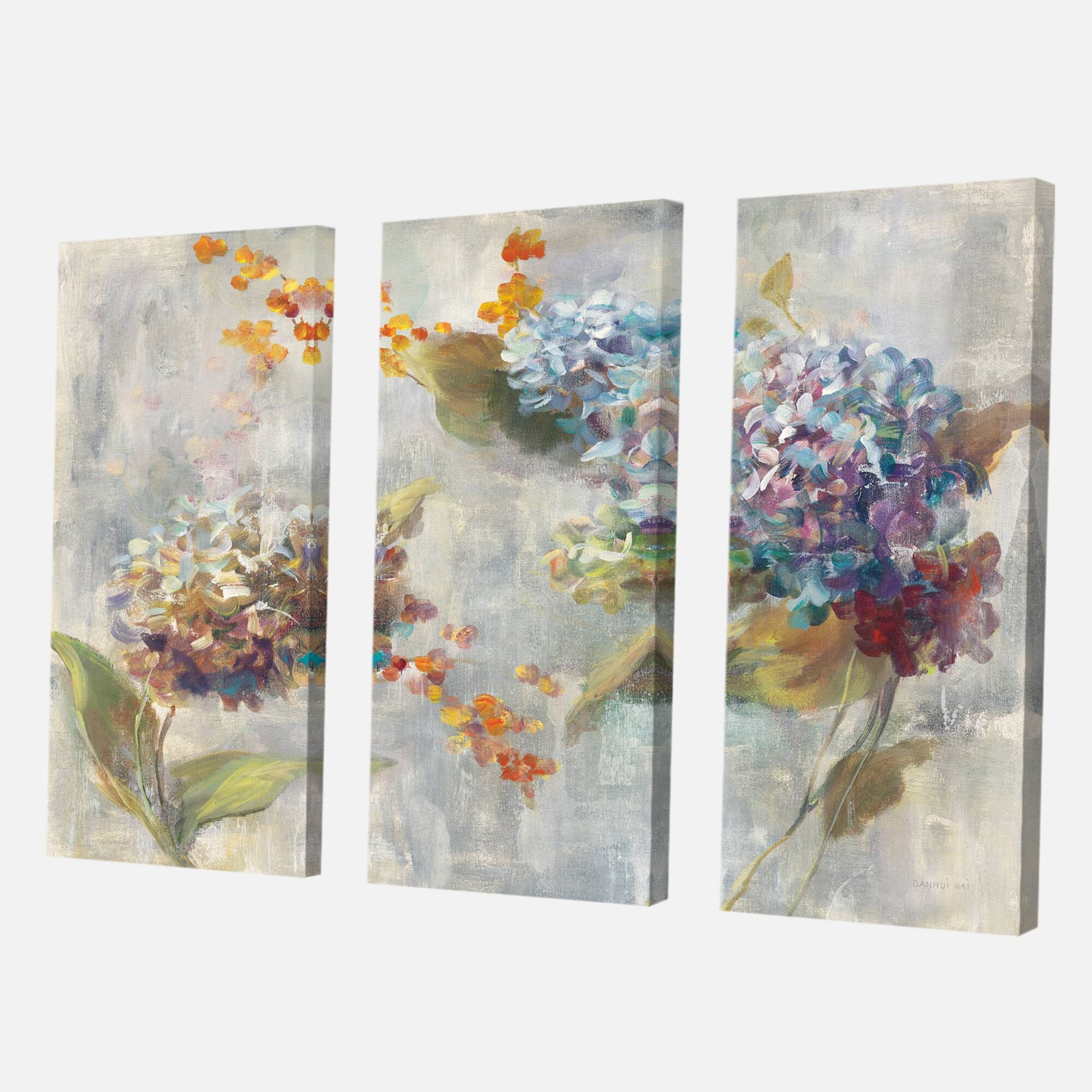 Designart - Autumn Hydrangea - Traditional Canvas Art