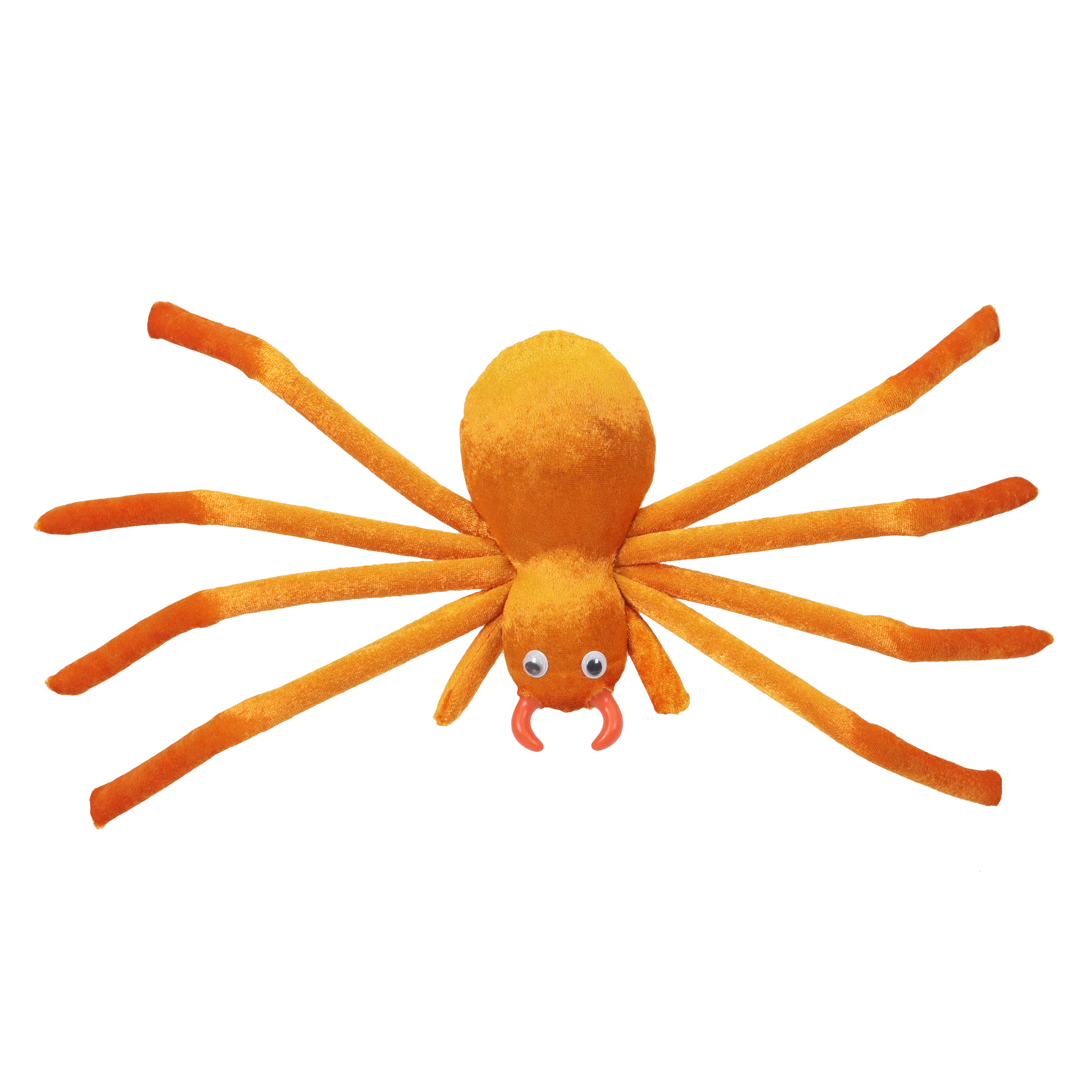 16.5&#x22; Orange Velvet Spider Wall D&#xE9;cor by Ashland&#xAE;