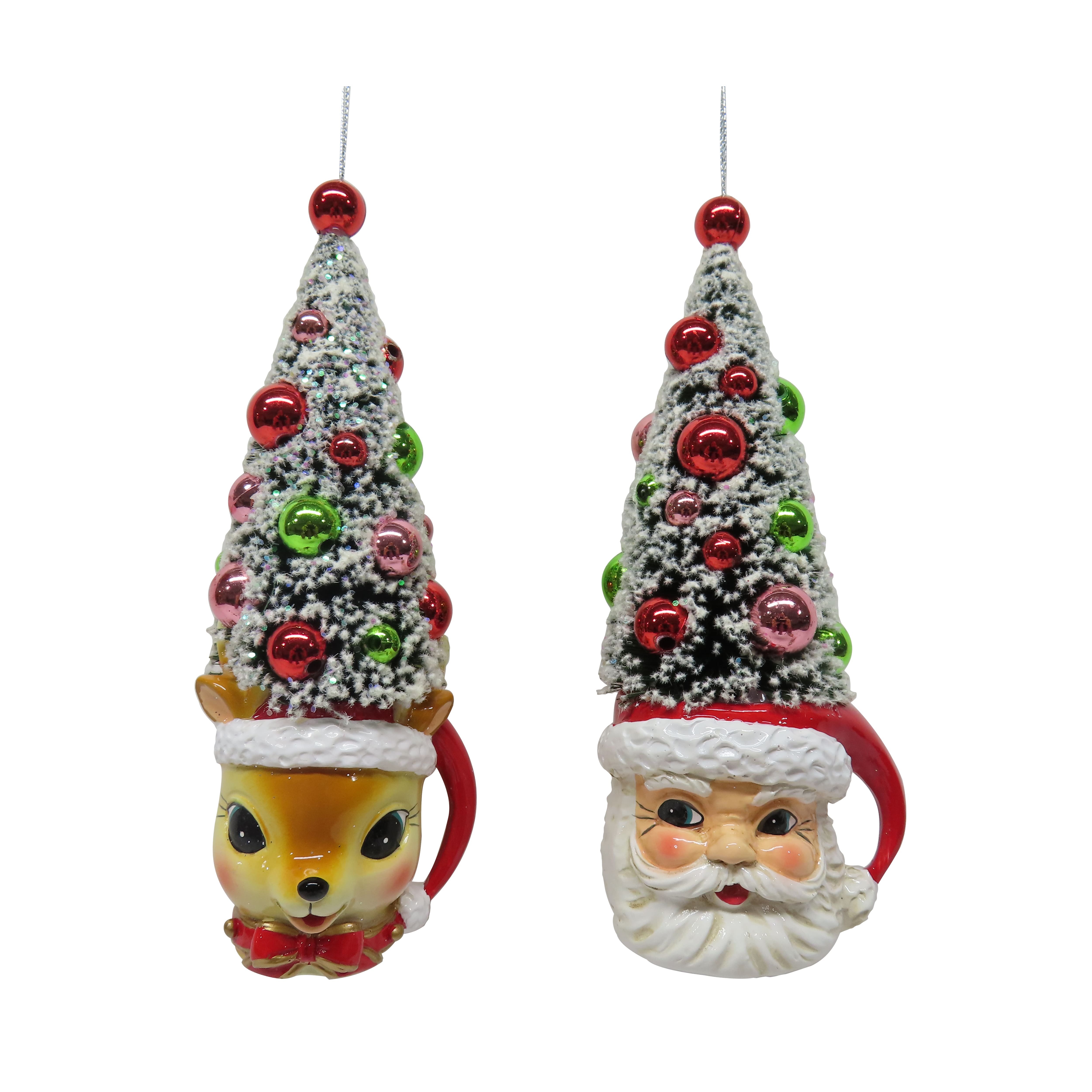 Assorted 6&#x22; Sisal Christmas Tree Mug Ornament, 1pc. by Ashland&#xAE;