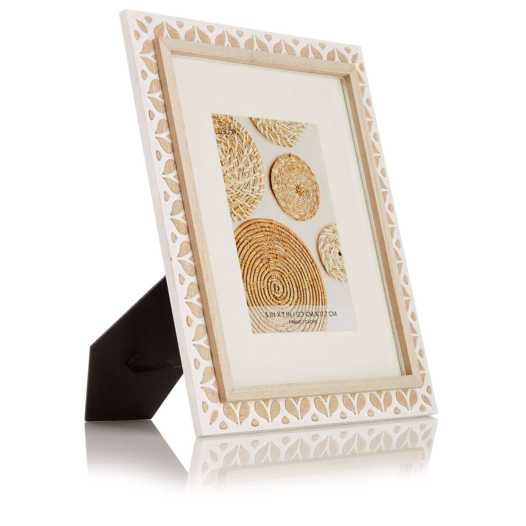 White Natural 5" x 7" Picture Frame by Studio Décor® Michaels