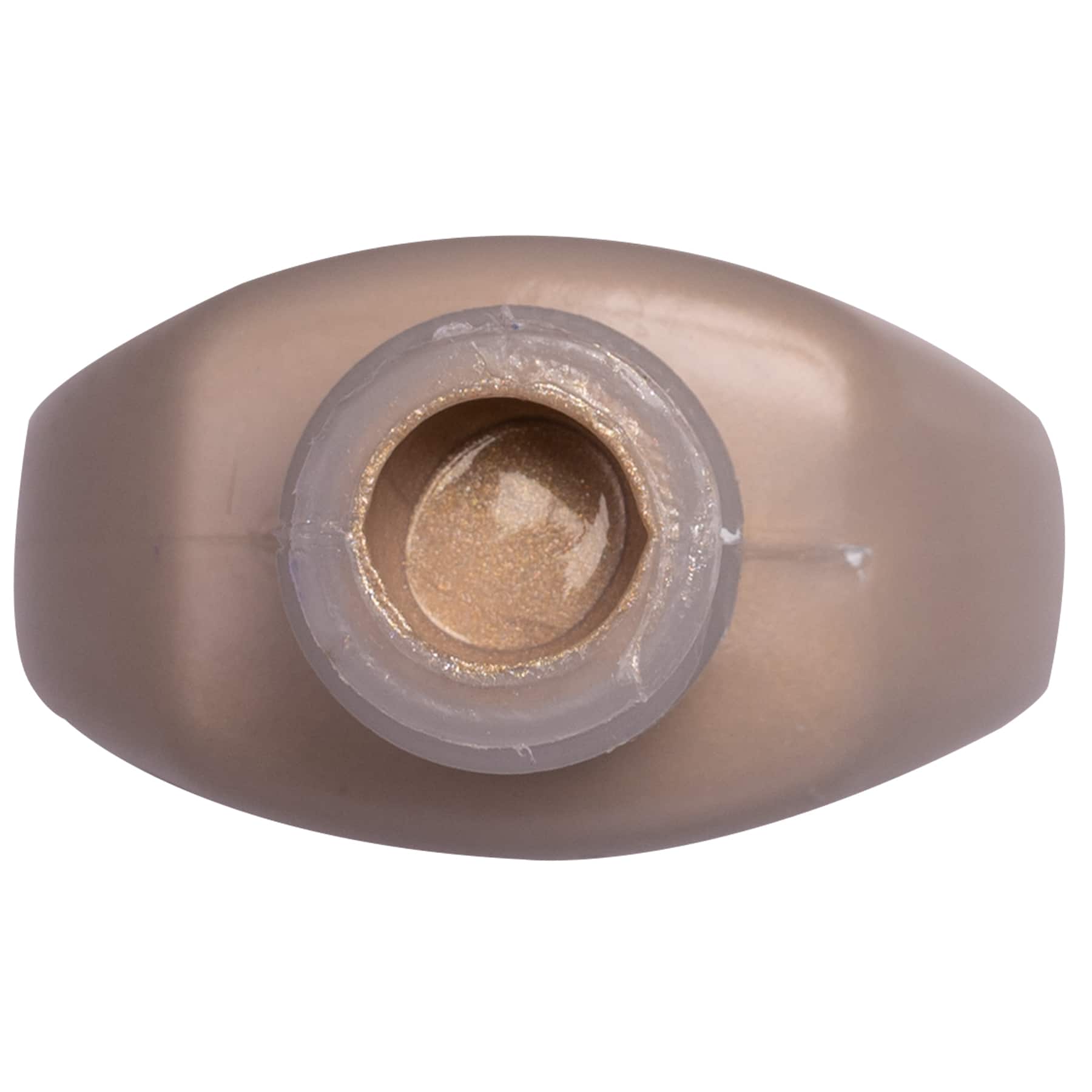 12 Pack: Metallic Gold Soft Touch Fabric Paint by Make Market&#xAE;