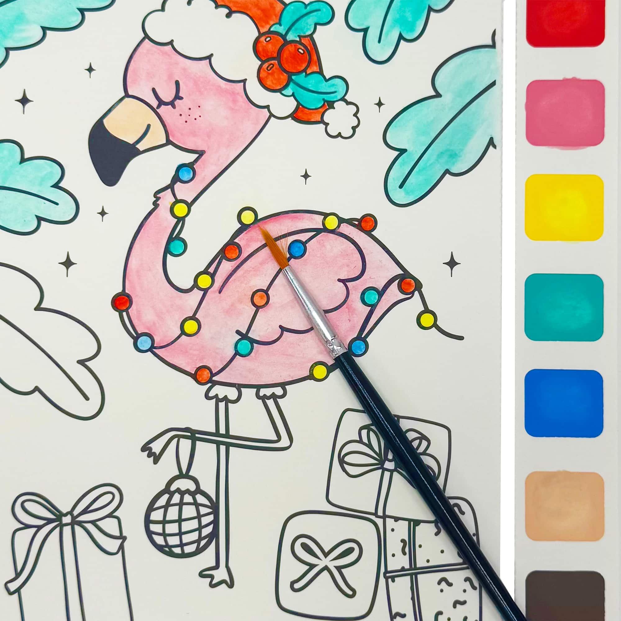 VIVID by Brea Reese&#xAE; Surfin&#x27; Santa Holiday Watercolor Pad Kit