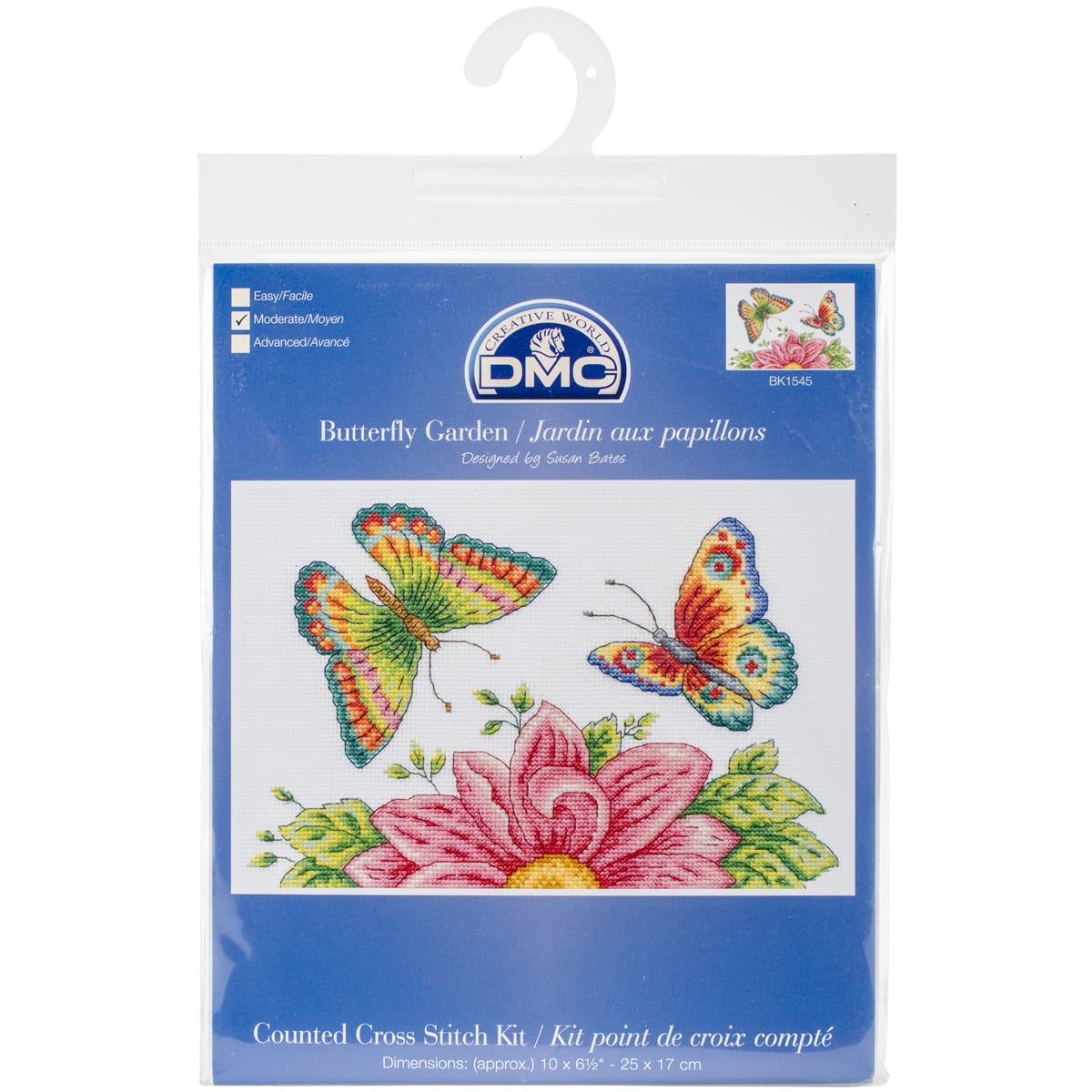 DMC® Butterfly Garden Counted Cross Stitch Kit Michaels