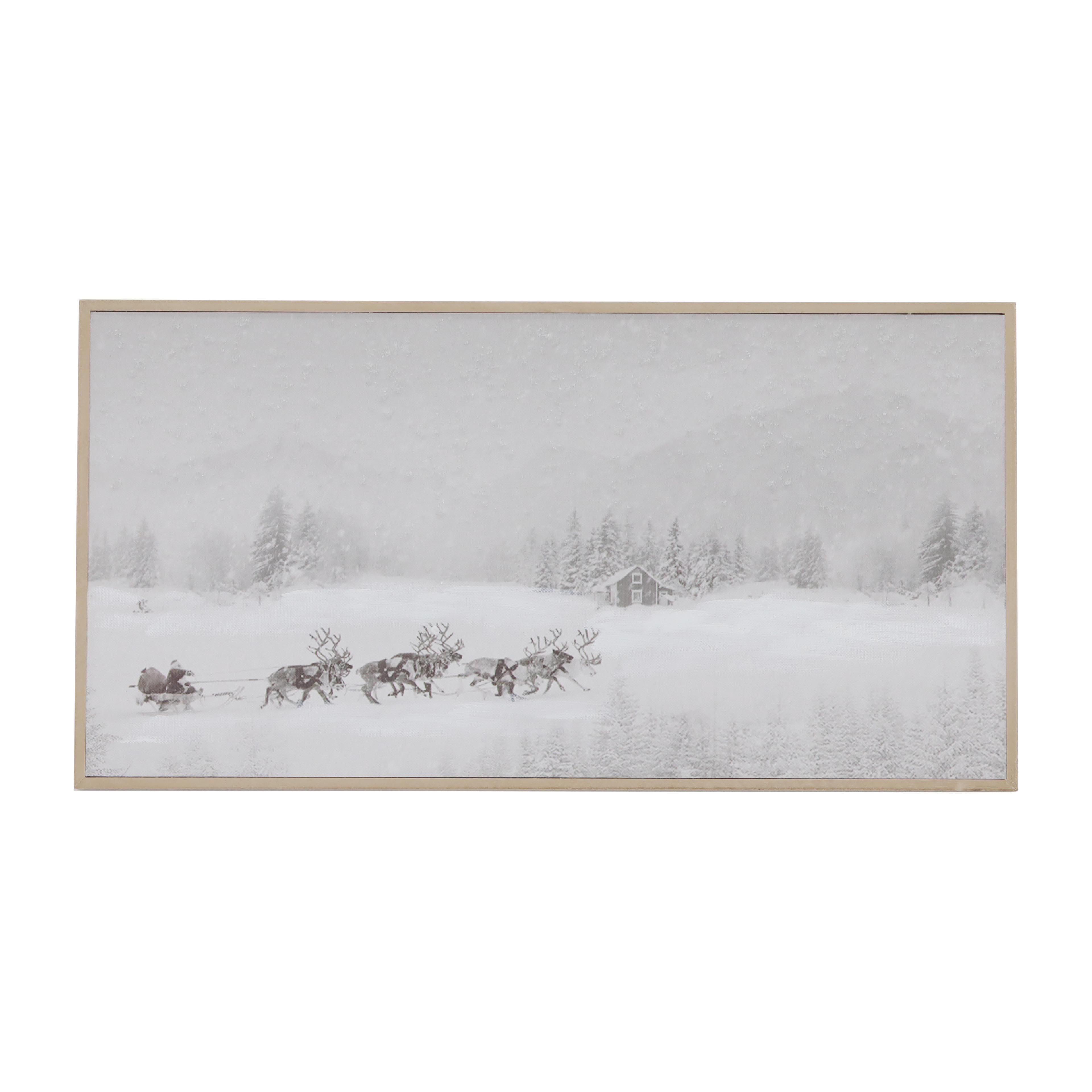 Santa in Snow Wall D&#xE9;cor by Ashland&#xAE;