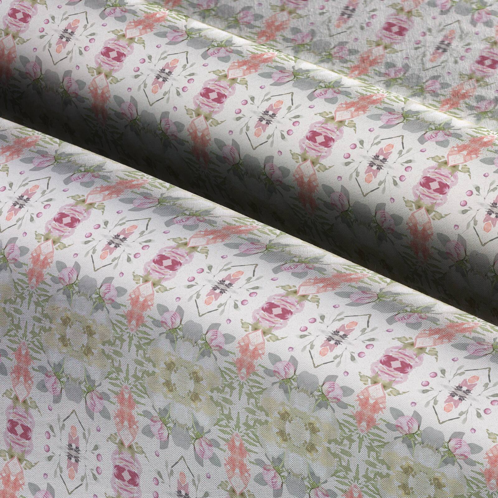 Suzanne Nicoll Mirrored Geometric Cotton Fabric