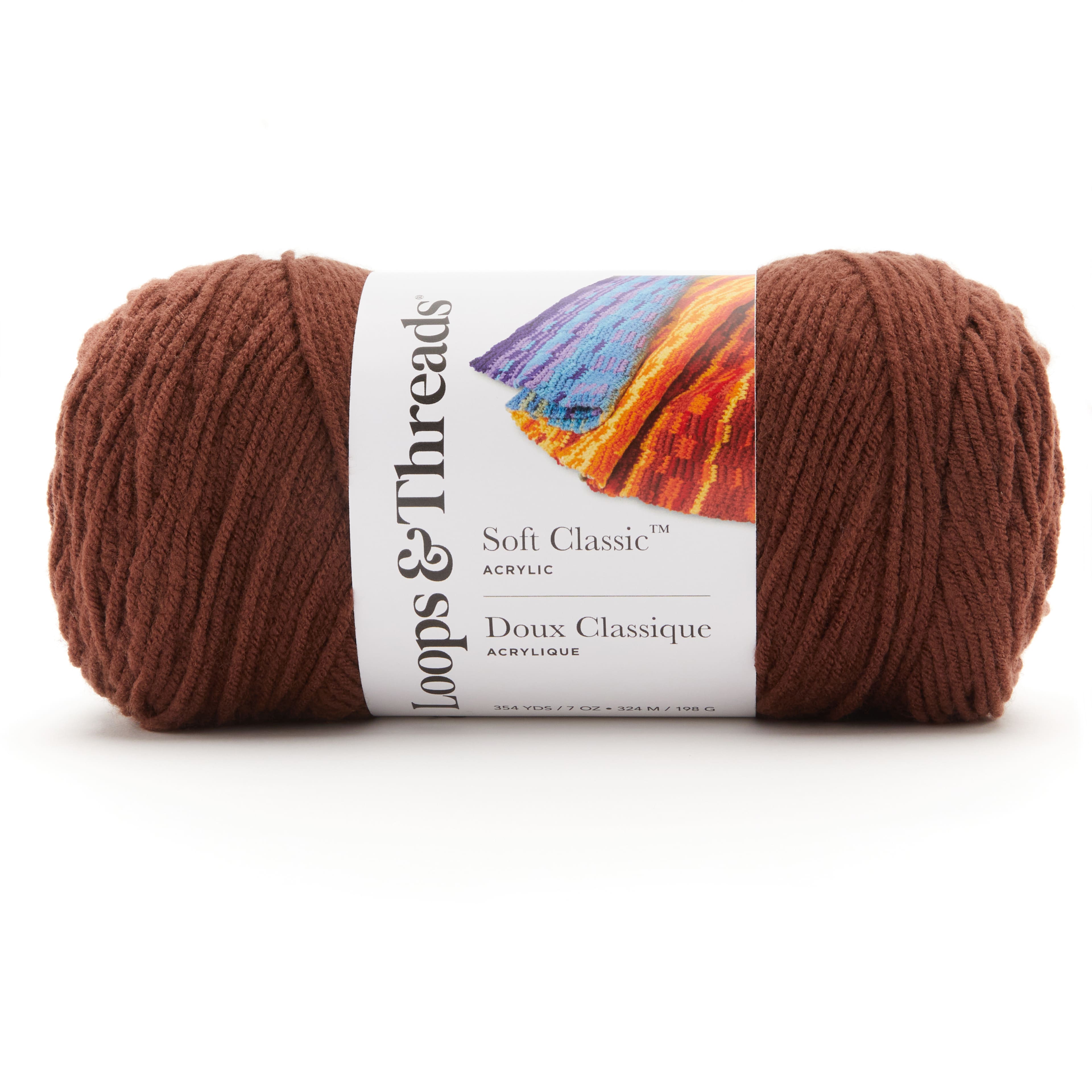 12 Pack: Soft Classic&#x2122; Solid Yarn by Loops &#x26; Threads&#xAE;