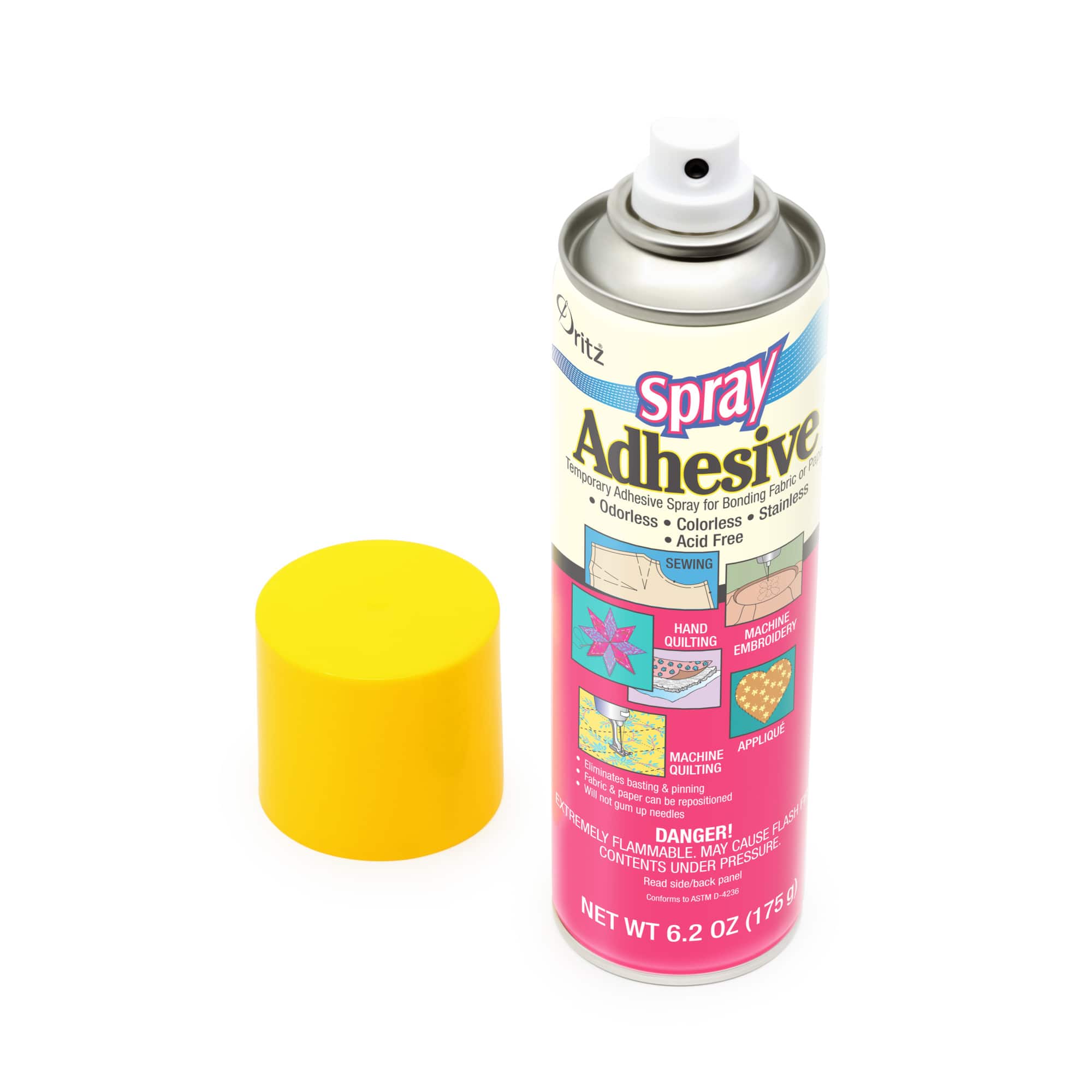 Dritz&#xAE; Clear Temporary Spray Adhesive for Fabric &#x26; Paper